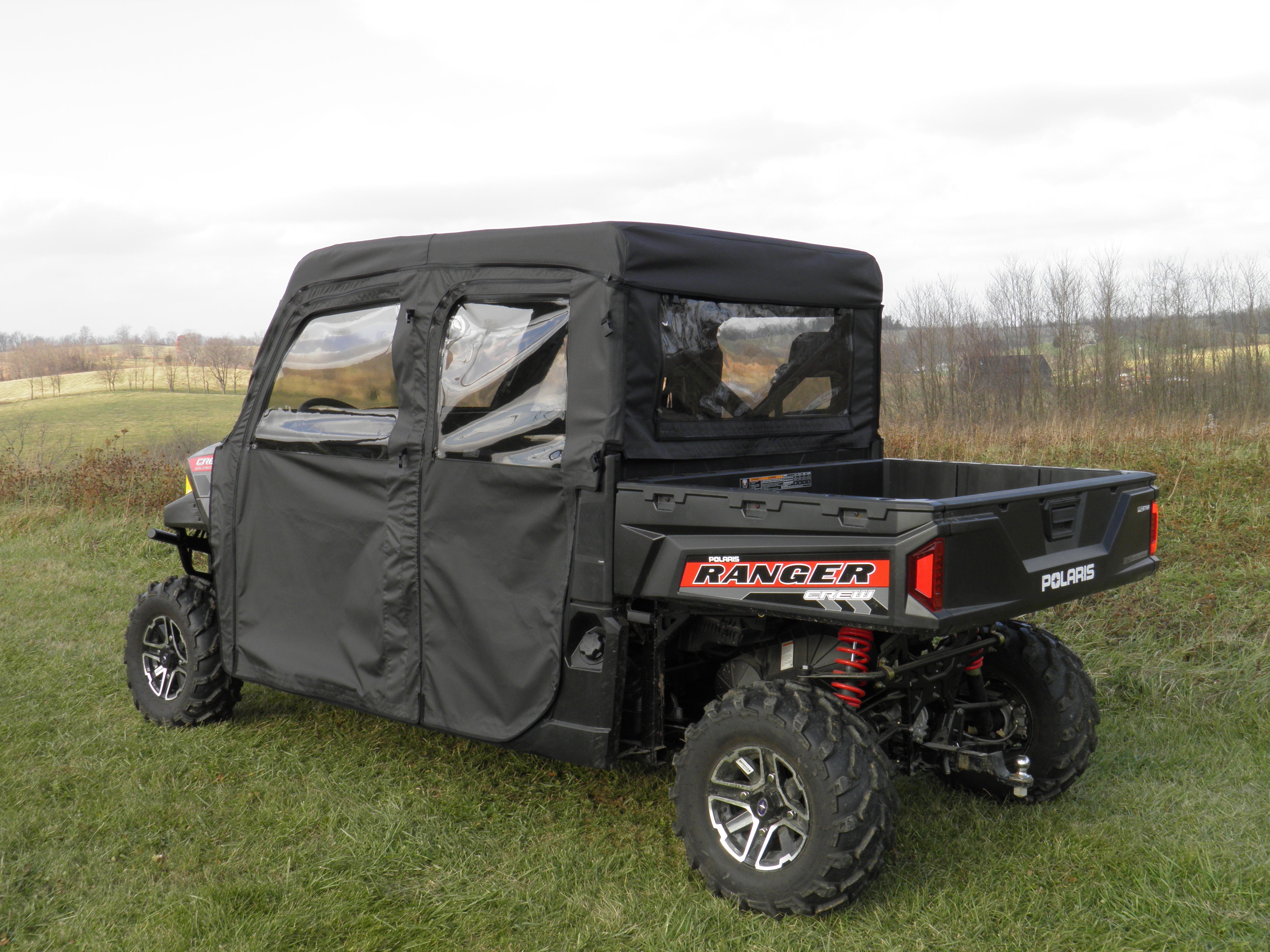 Photo of Polaris Ranger Crew 1000 - Full Cab Enclosure w/Vinyl Windshield by 3 Star UTV - Premium Cab Enclosures for UTVs / Side by Sides