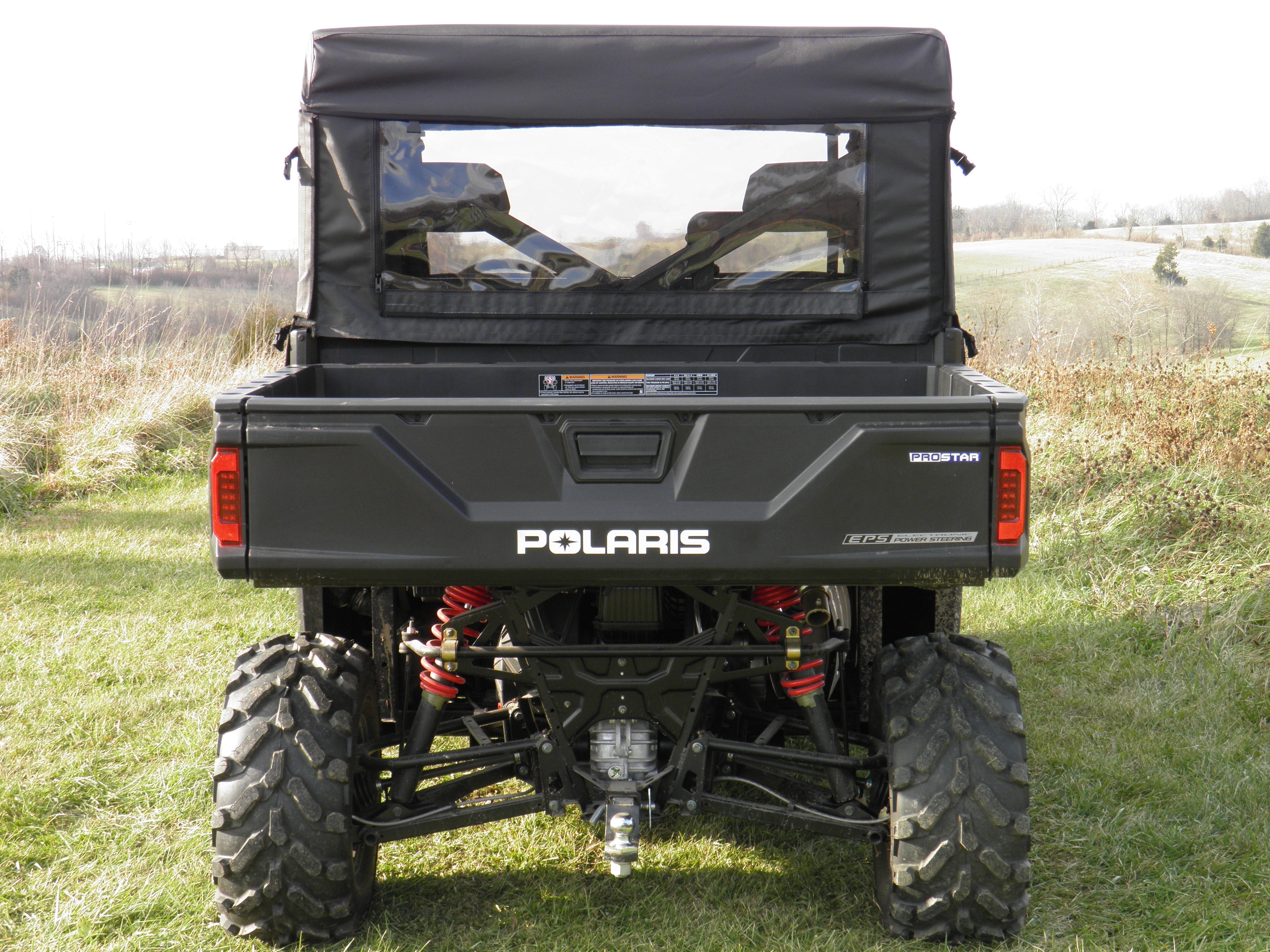 Photo of Polaris Ranger Crew 1000 - Soft Back Panel by 3 Star UTV - Premium Windshields for UTVs / Side by Sides