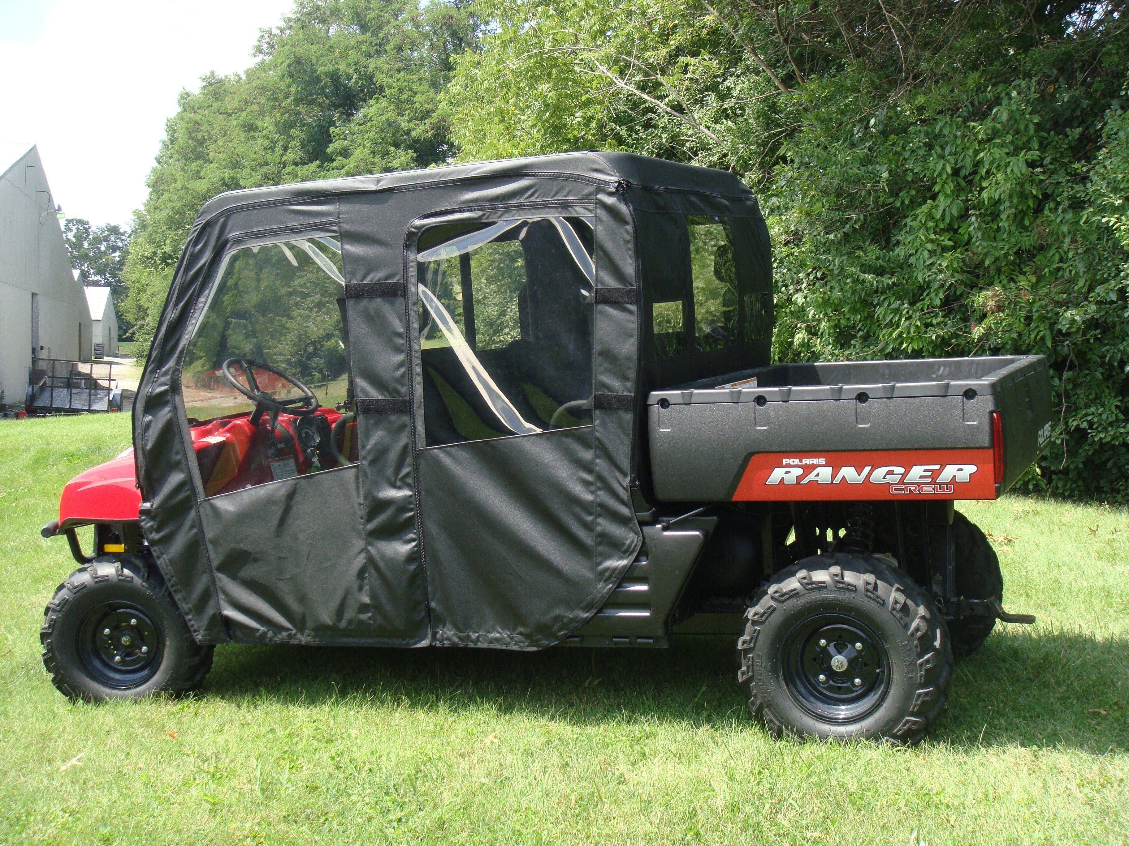 Photo of Polaris Ranger Crew 700 (2008-2009) - Door/Rear Window Combo by 3 Star UTV - Premium Windshields for UTVs / Side by Sides