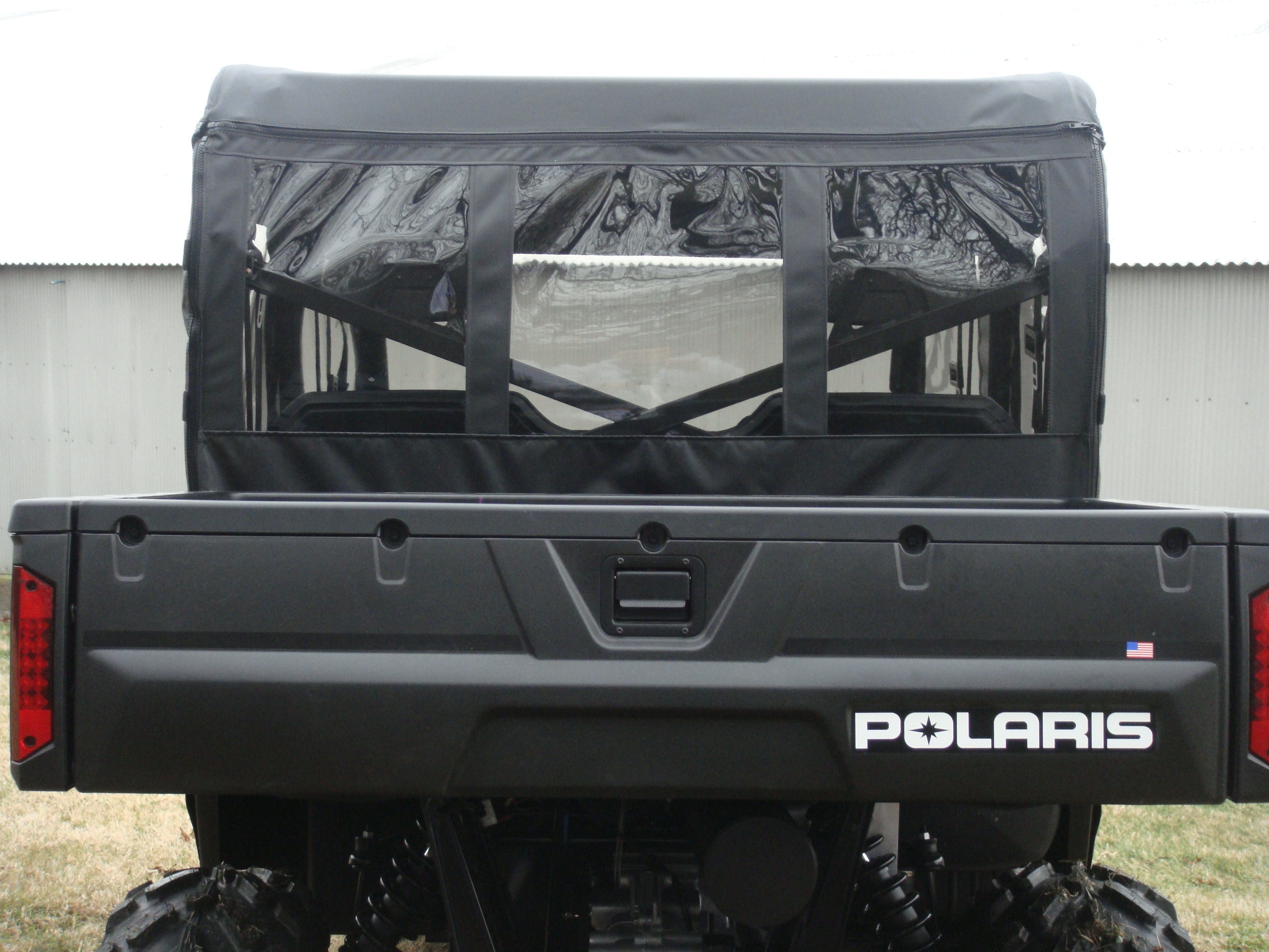 Photo of Polaris Ranger Crew 700 (2008-2009) - Soft Back Panel by 3 Star UTV - Premium Windshields for UTVs / Side by Sides