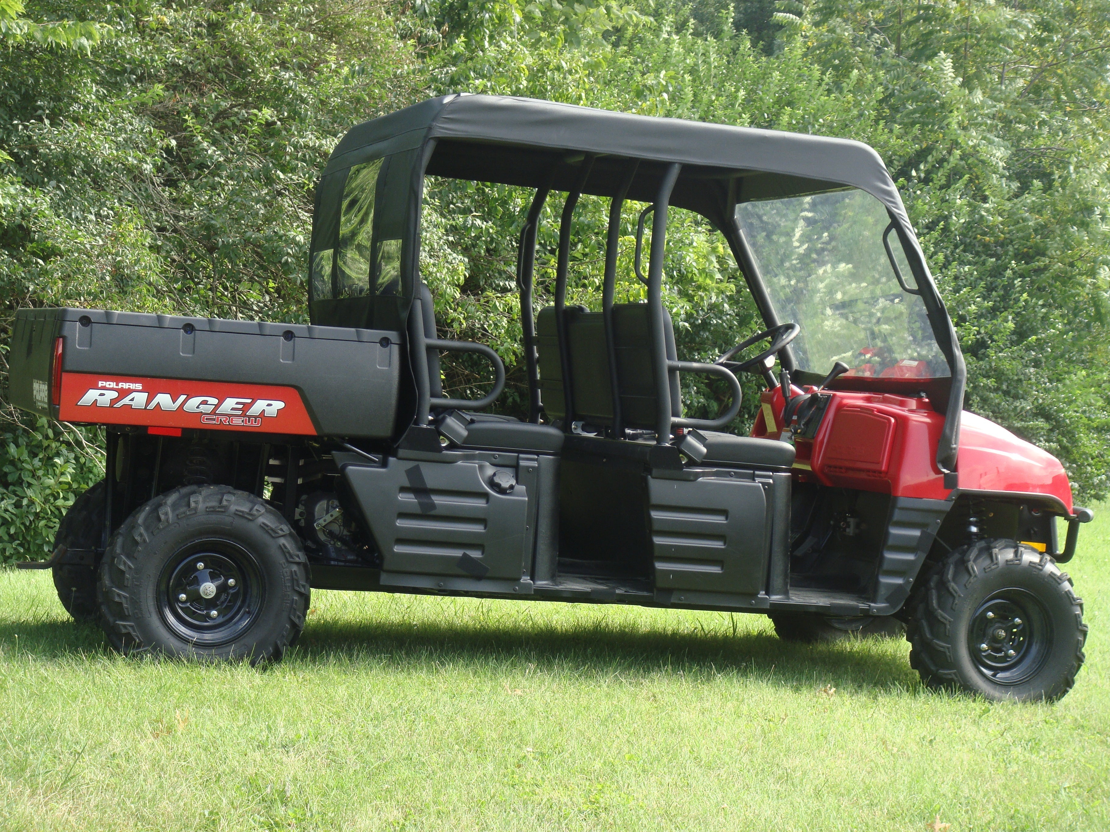 Photo of Polaris Ranger Crew 700 (2008-2009) - Vinyl Windshield/Top/Rear Combo by 3 Star UTV - Premium Windshields for UTVs / Side by Sides