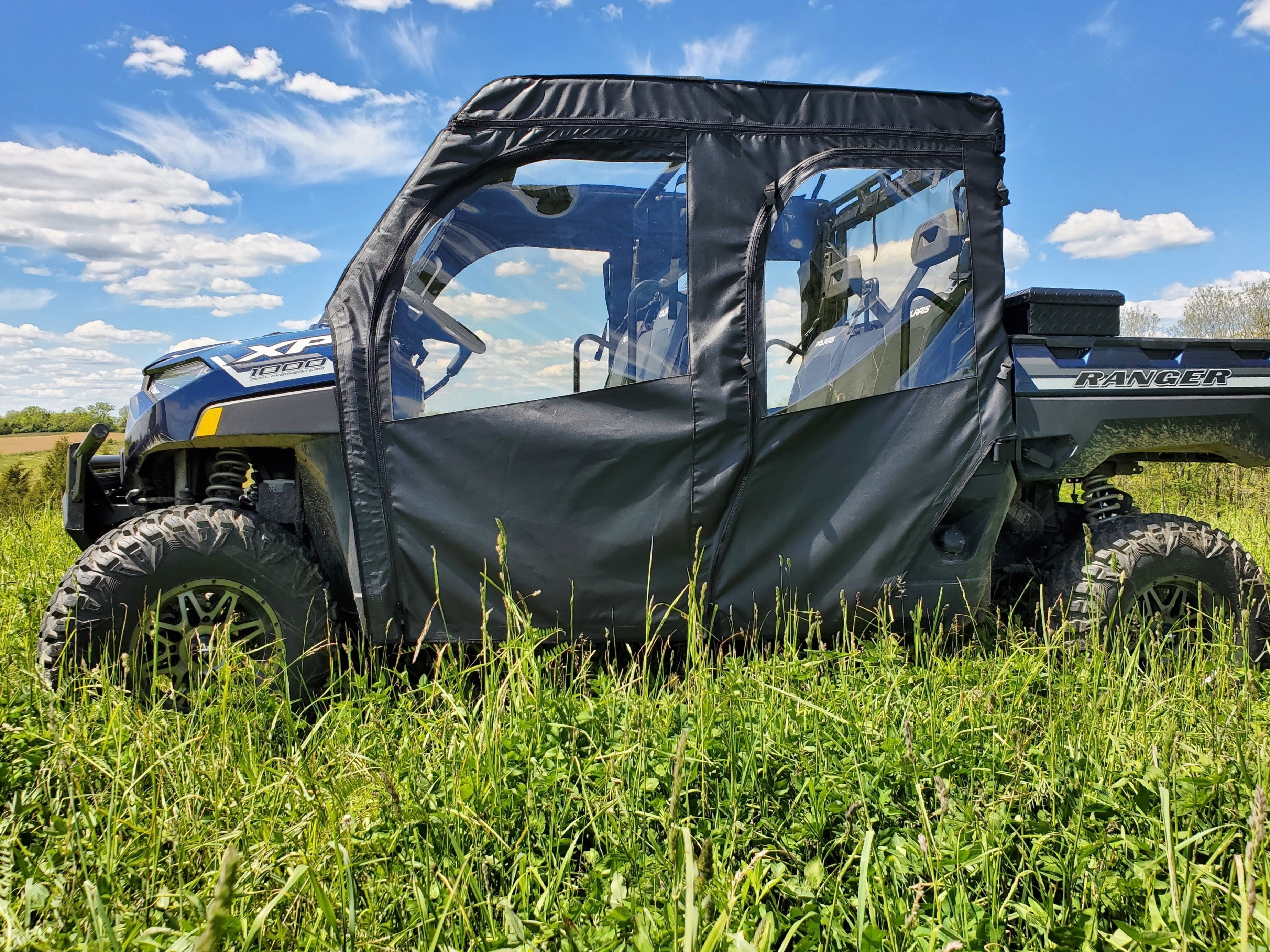 Photo of Polaris Ranger Crew 1000 - Full Cab Enclosure For Hard Windshield by 3 Star UTV - Premium Cab Enclosures for UTVs / Side by Sides