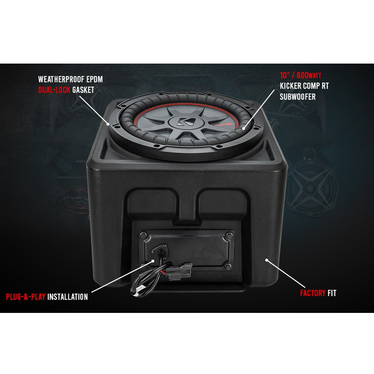 Polaris Ranger XP 1000 Ride Command 5-Speaker Audio System