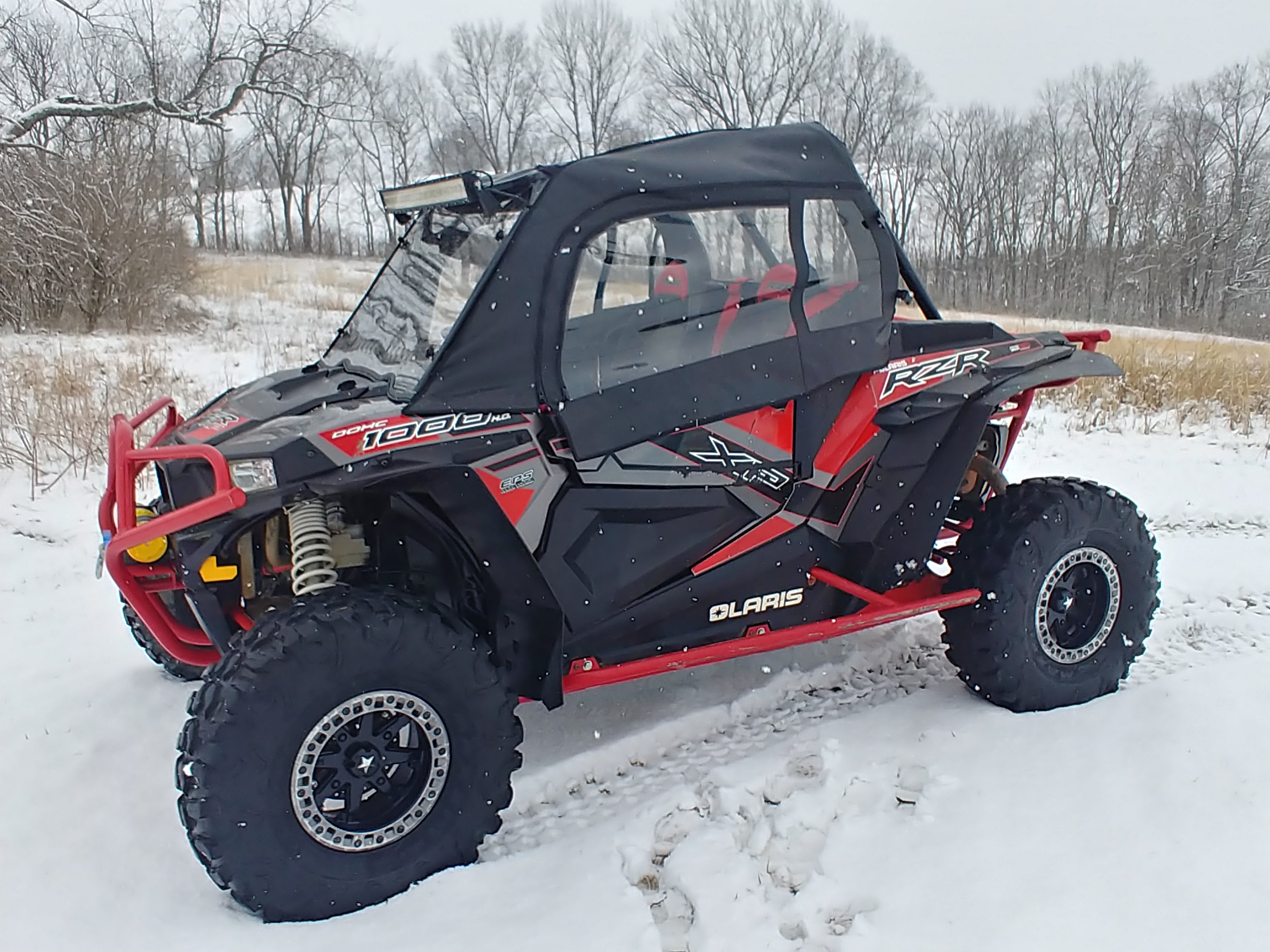 Photo of Polaris RZR 1000 - Soft Upper Doors by 3 Star UTV - Premium Windshields for UTVs / Side by Sides