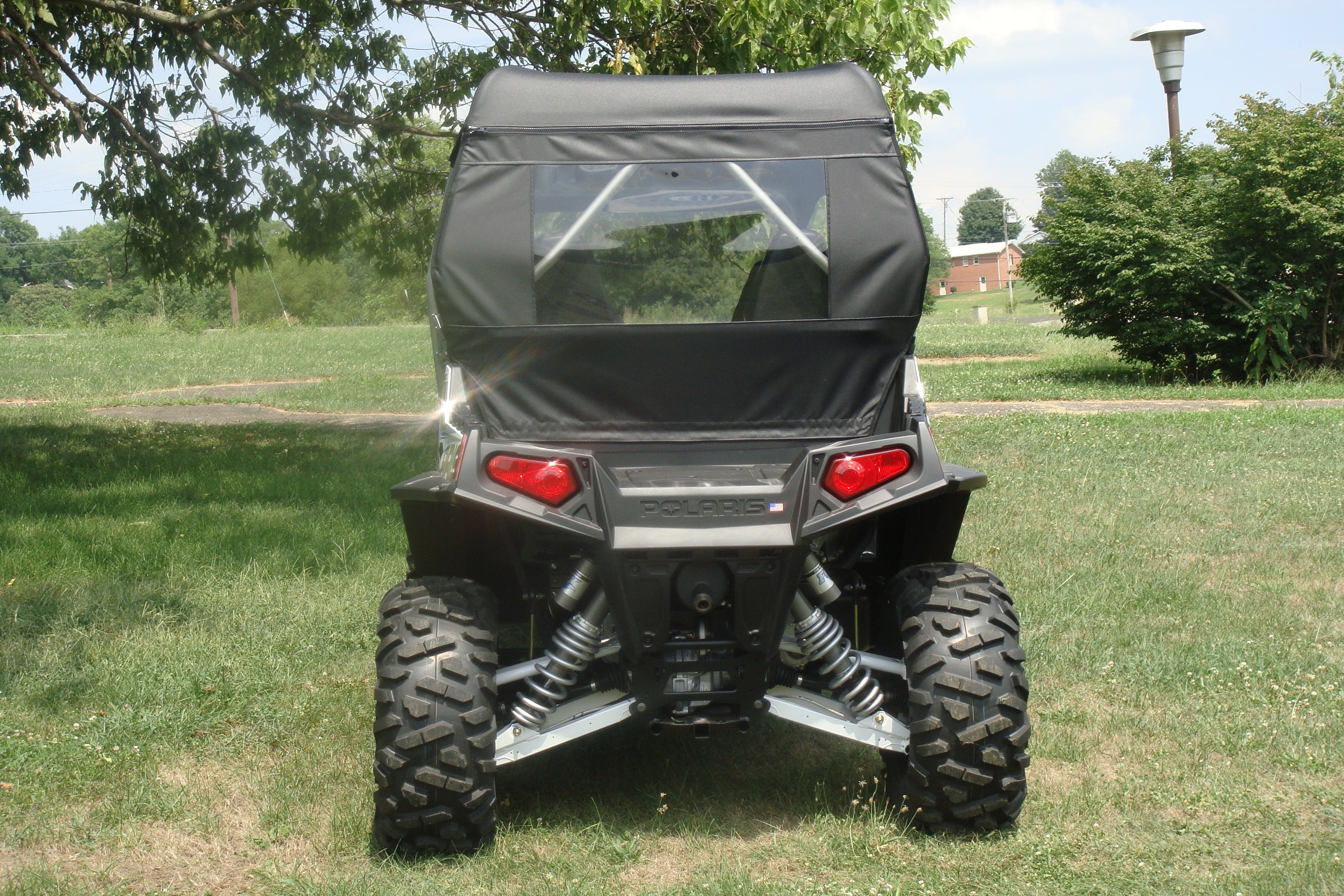 Photo of Polaris RZR 4-Seater - Soft Back Panel by 3 Star UTV - Premium Windshields for UTVs / Side by Sides