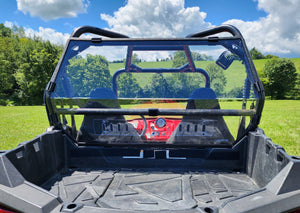 Polaris RZR 570/800/900 - 1 Pc Lexan Back Panel w/Vent Option