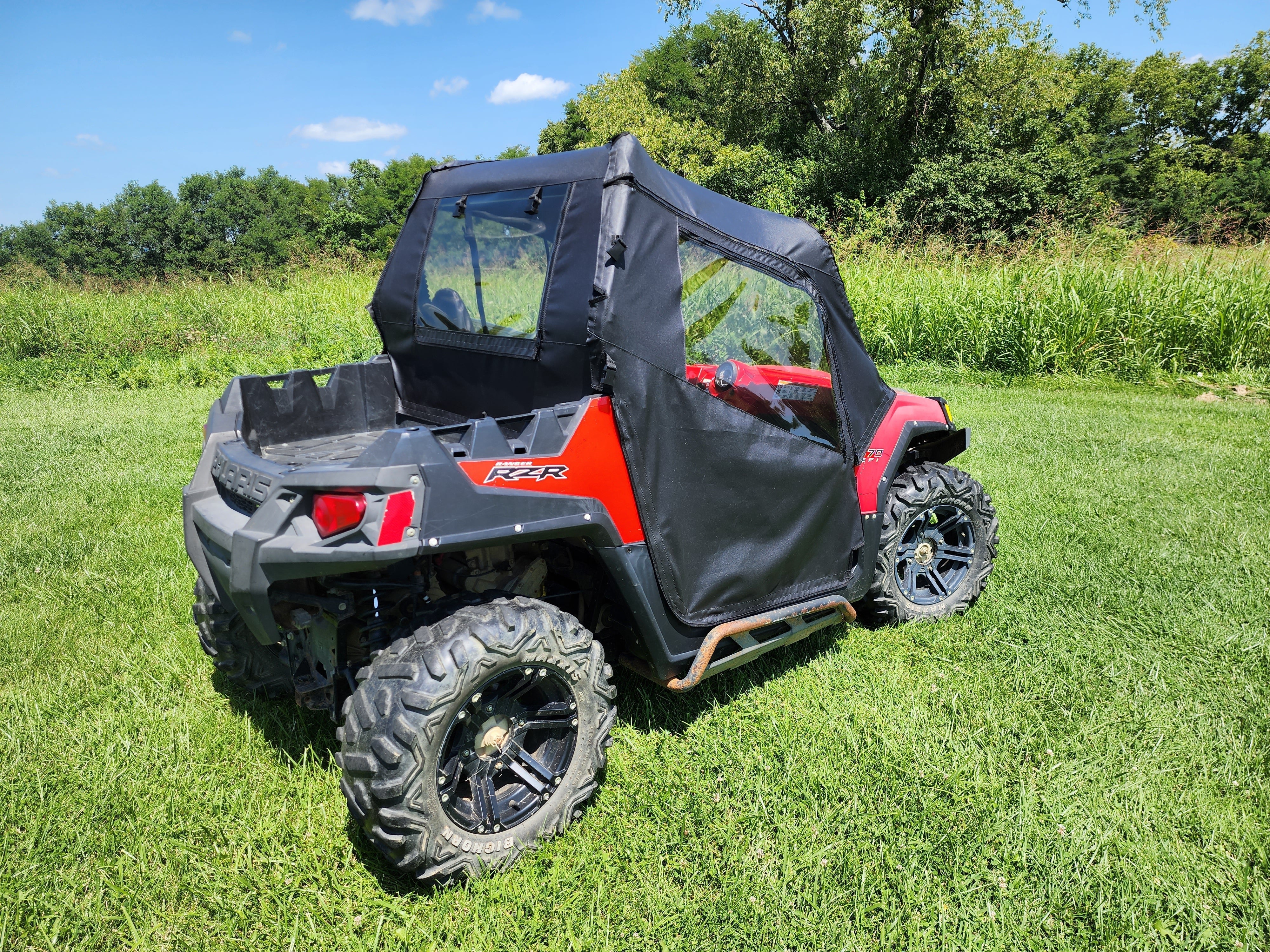 Photo of Polaris RZR 570/800/900 - Door/Rear Window Combo by 3 Star UTV - Premium Windshields for UTVs / Side by Sides