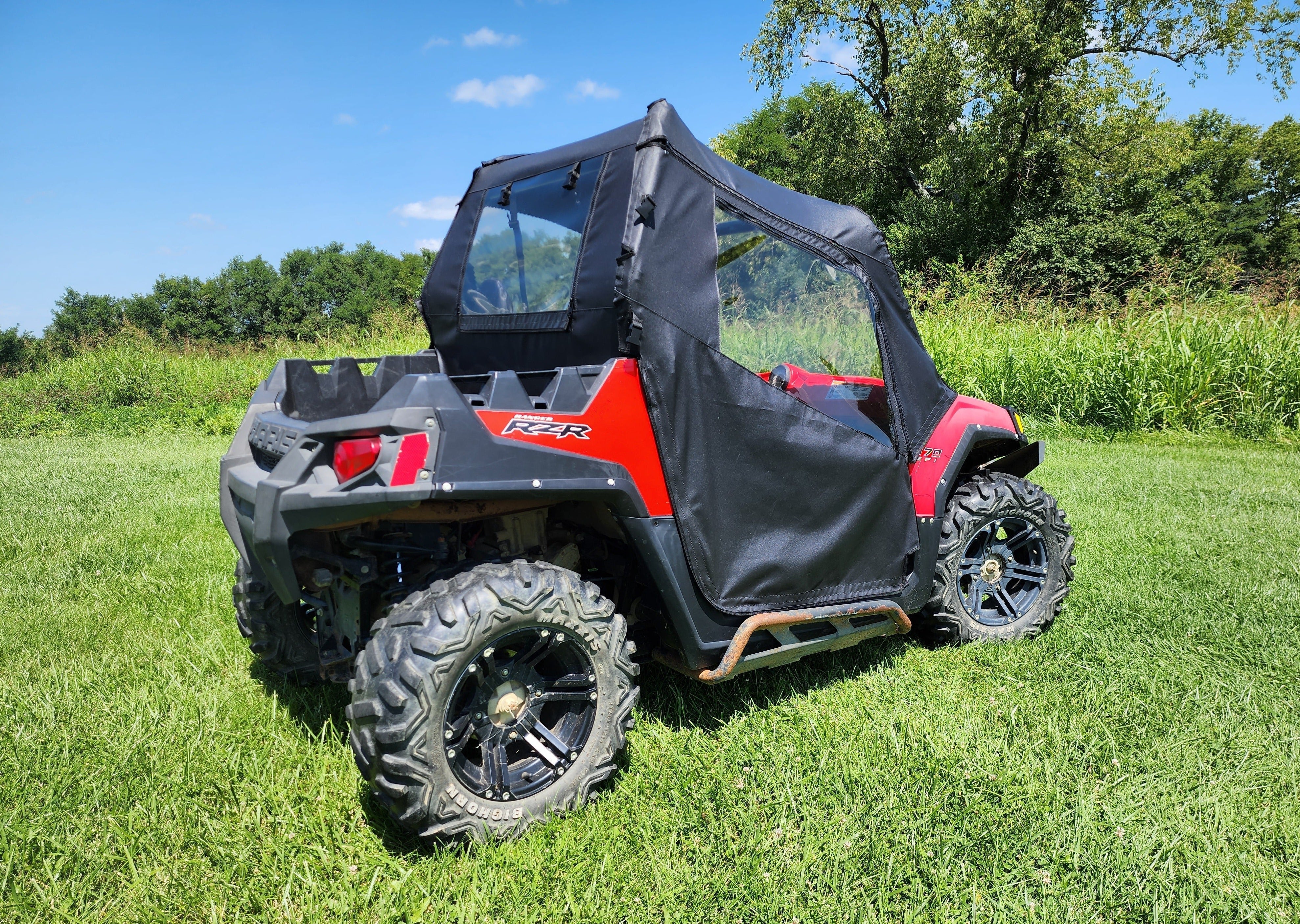 Photo of Polaris RZR 570/800/900 - Door/Rear Window Combo by 3 Star UTV - Premium Windshields for UTVs / Side by Sides