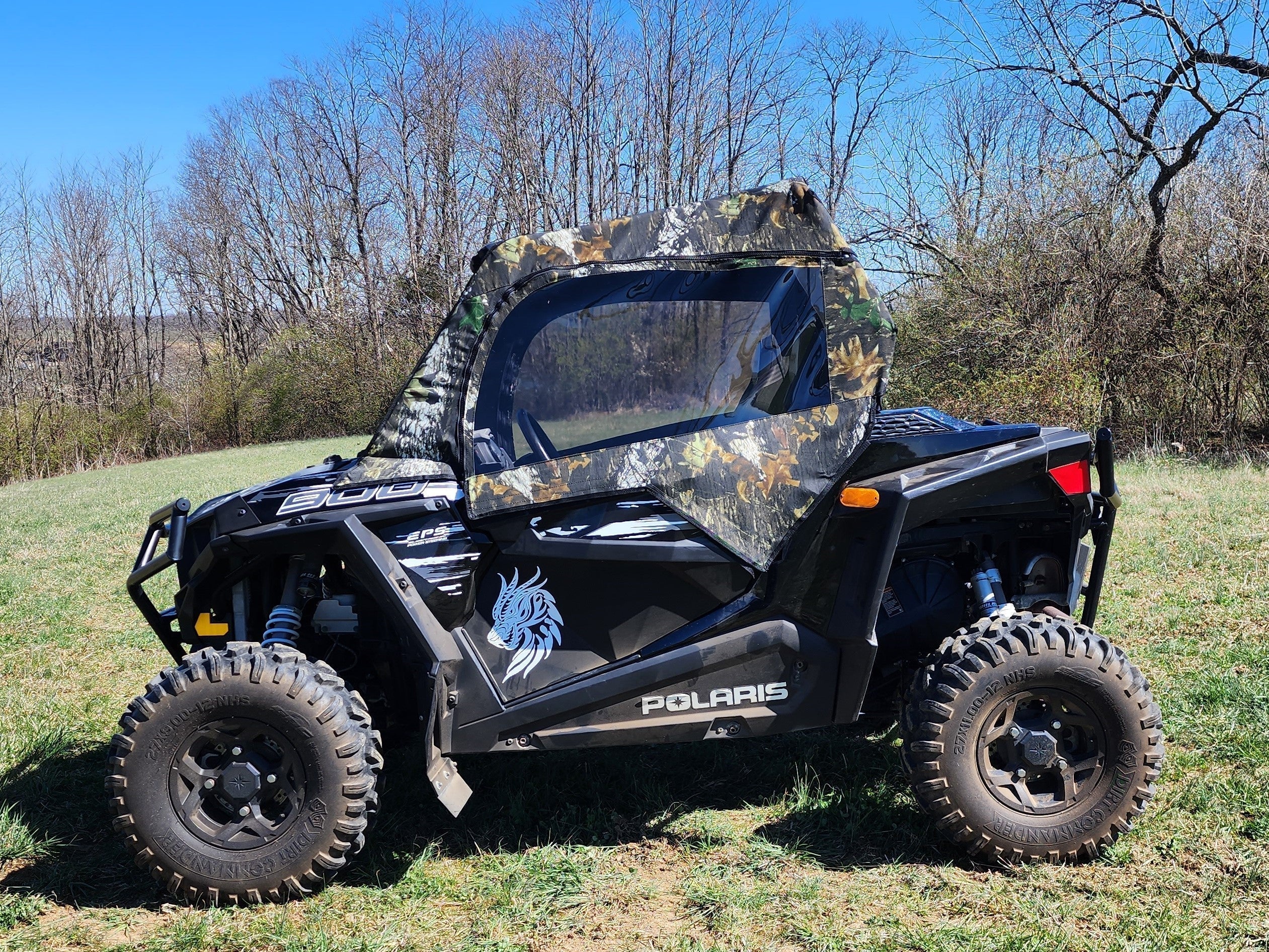 Photo of Polaris RZR 900 - Door/Rear Window Combo by 3 Star UTV - Premium Windshields for UTVs / Side by Sides