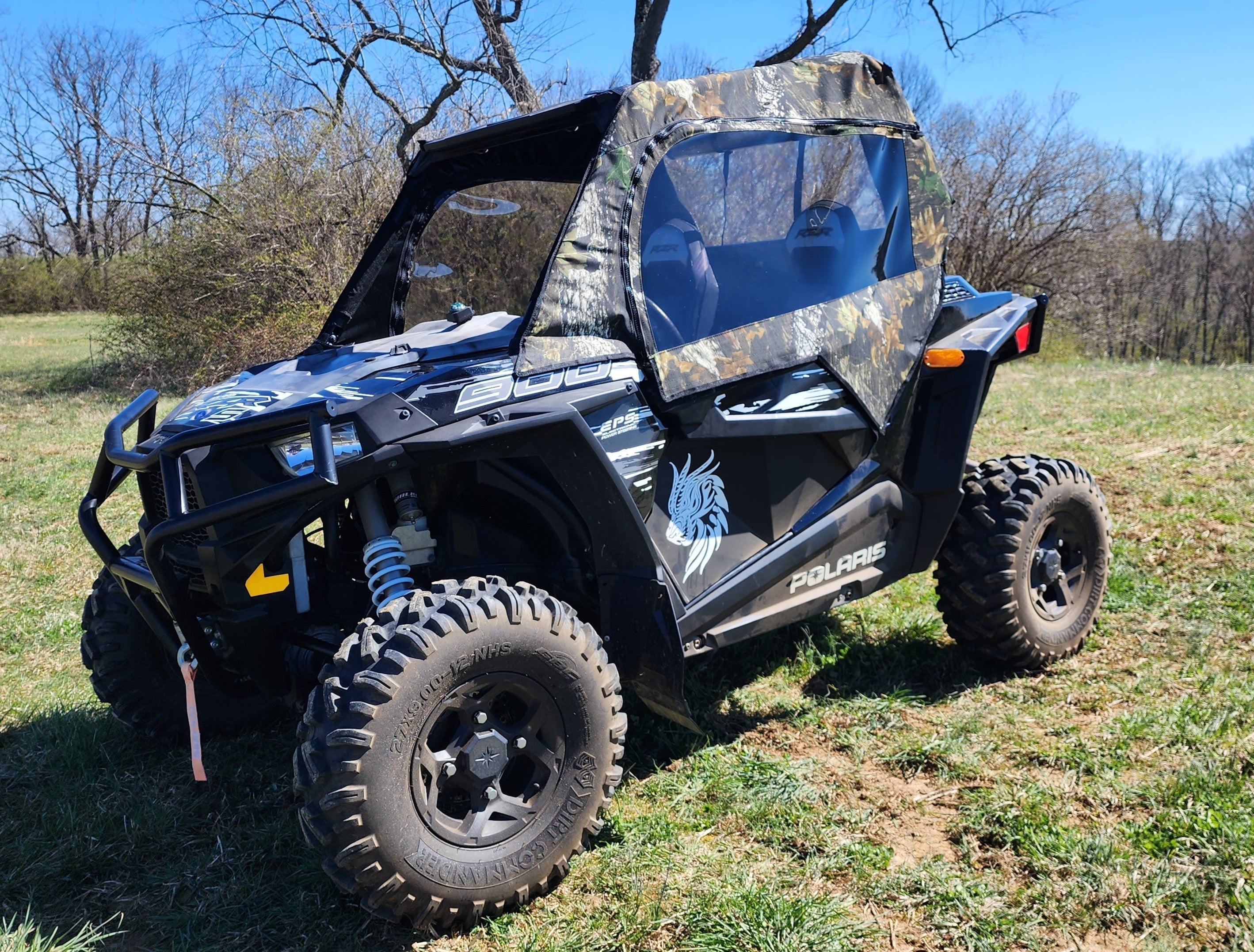 Photo of Polaris RZR 900 - Door/Rear Window Combo by 3 Star UTV - Premium Windshields for UTVs / Side by Sides