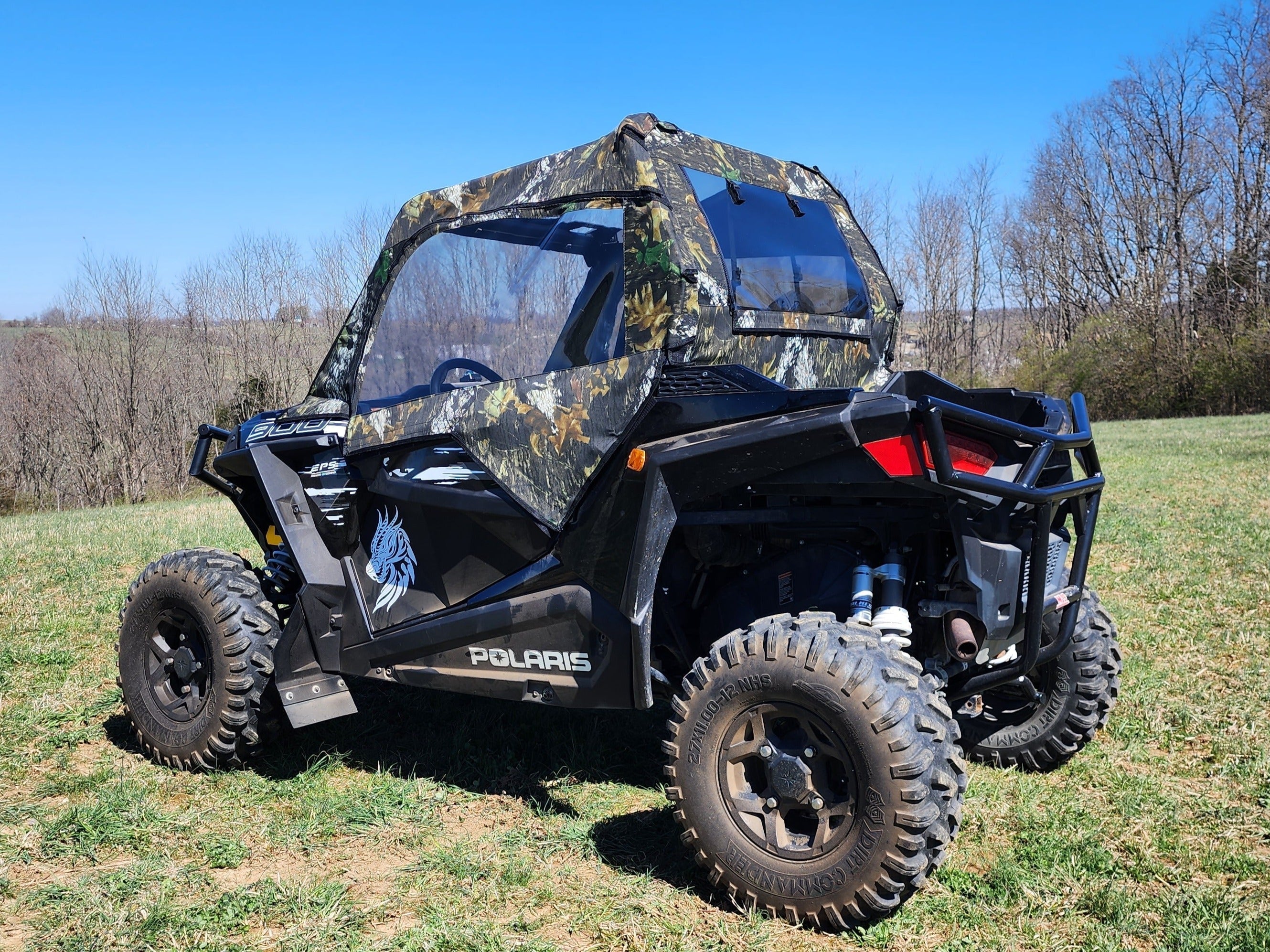 Photo of Polaris RZR 900 - Door/Rear Window Combo by 3 Star UTV - Premium Windshields for UTVs / Side by Sides