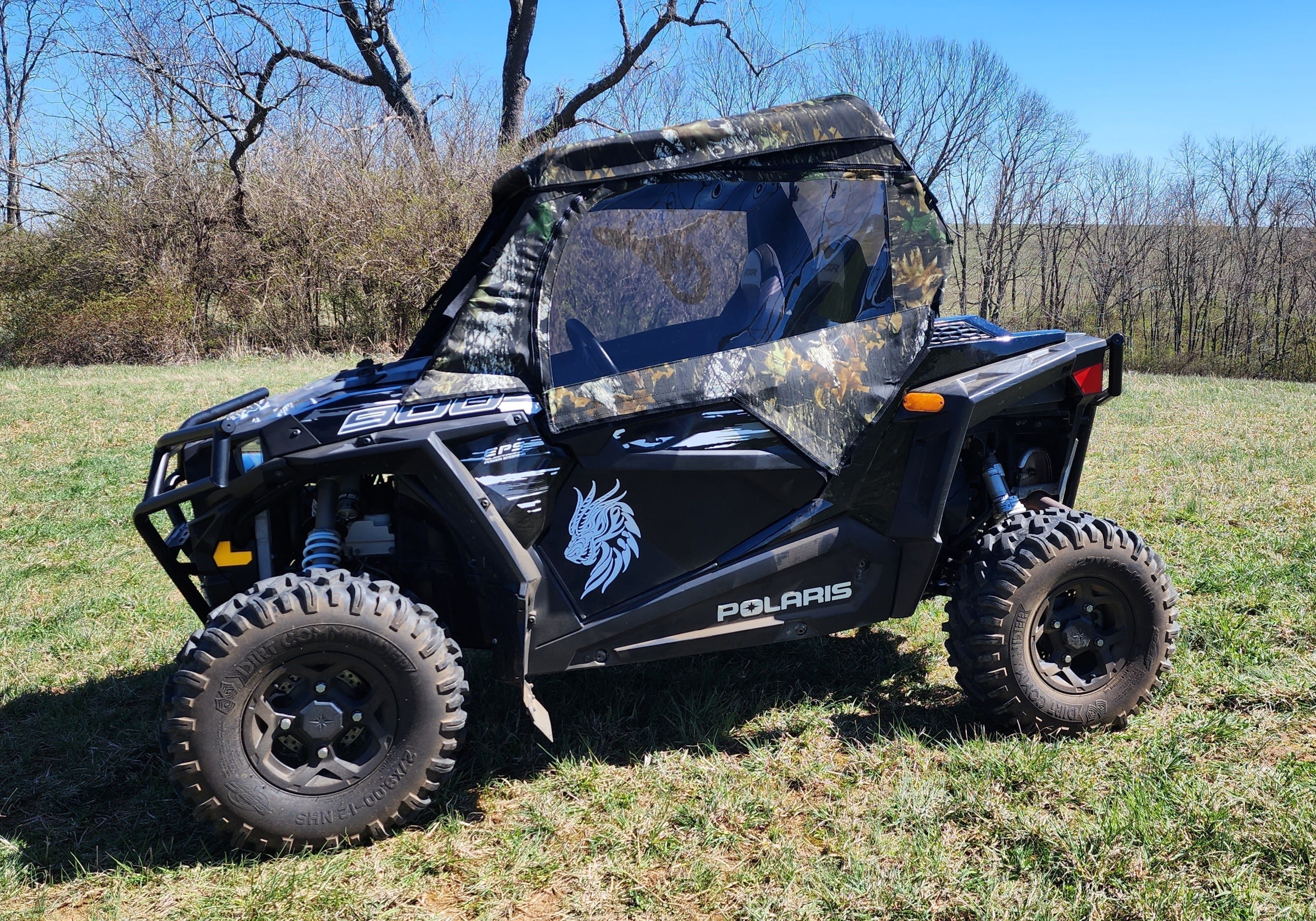 Photo of Polaris RZR 900 - Full Cab Enclosure for Hard Windshield by 3 Star UTV - Premium Cab Enclosures for UTVs / Side by Sides