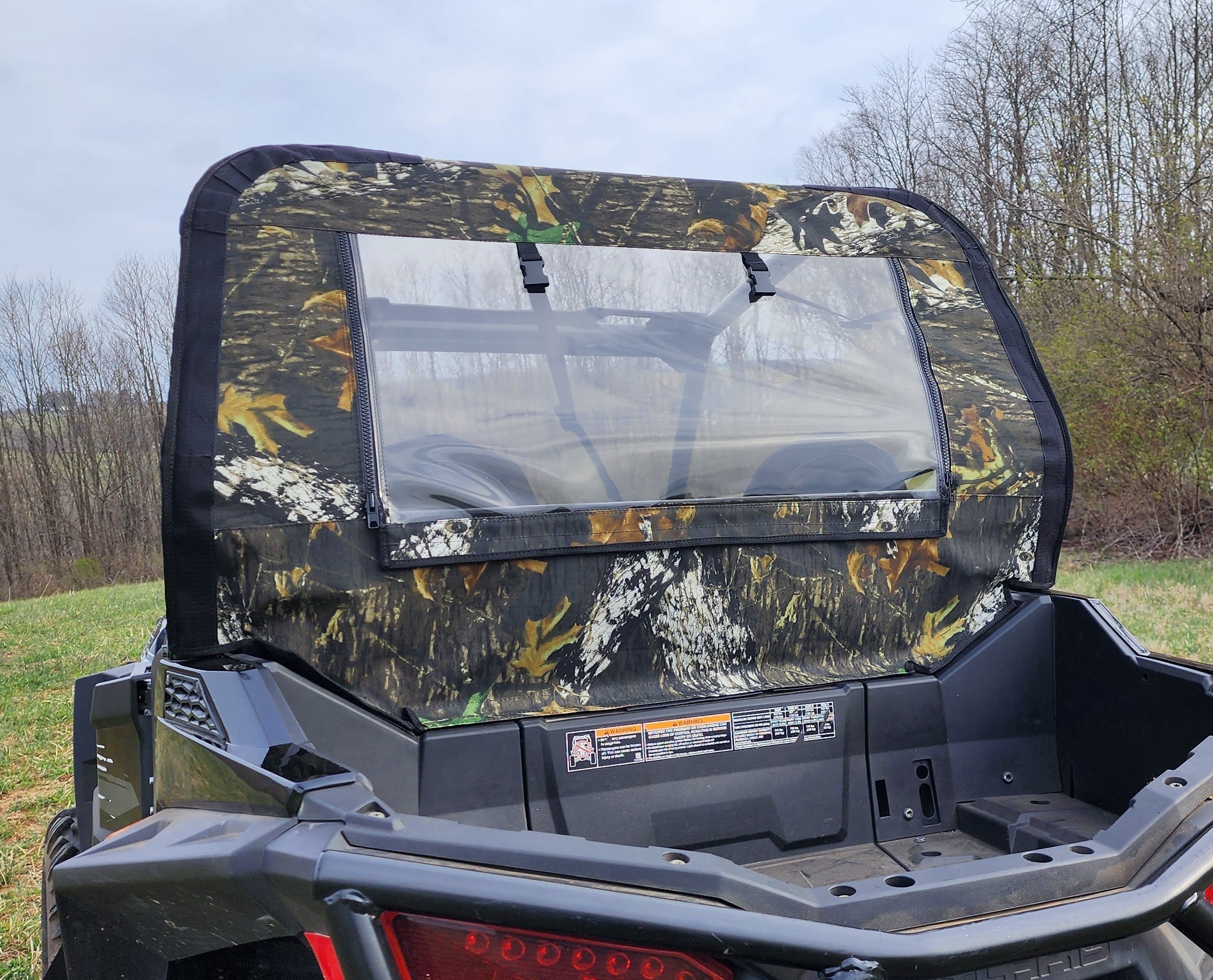 Photo of Polaris RZR 900 - Soft Back Panel by 3 Star UTV - Premium Windshields for UTVs / Side by Sides