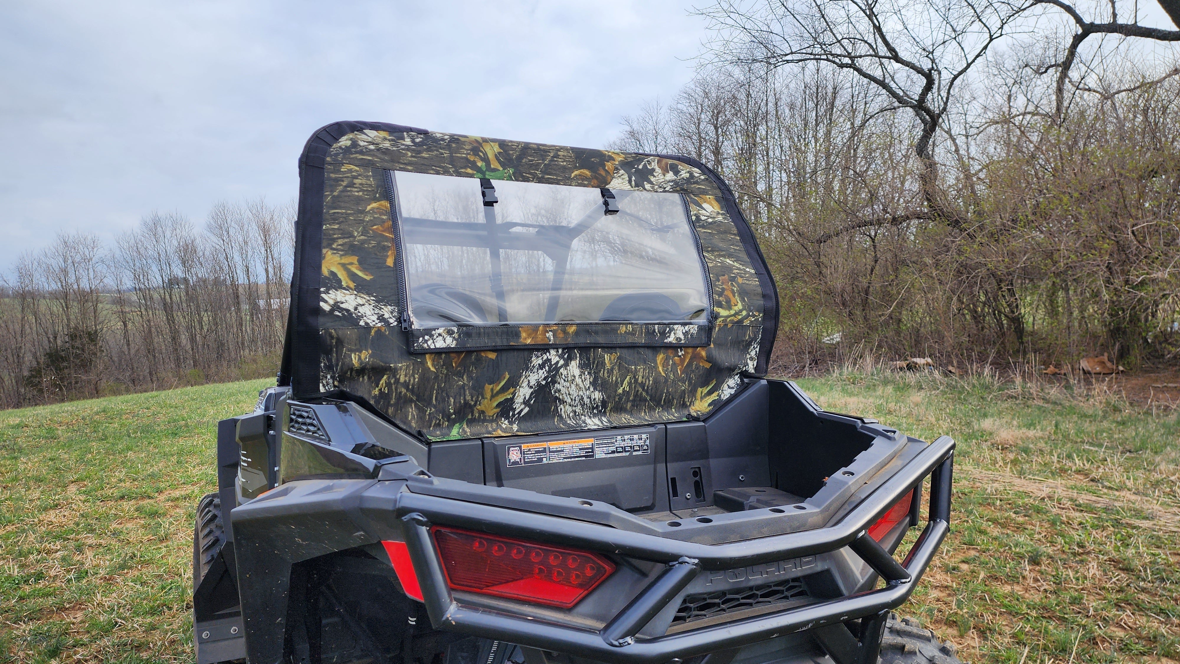 Photo of Polaris RZR 900 - Soft Back Panel by 3 Star UTV - Premium Windshields for UTVs / Side by Sides
