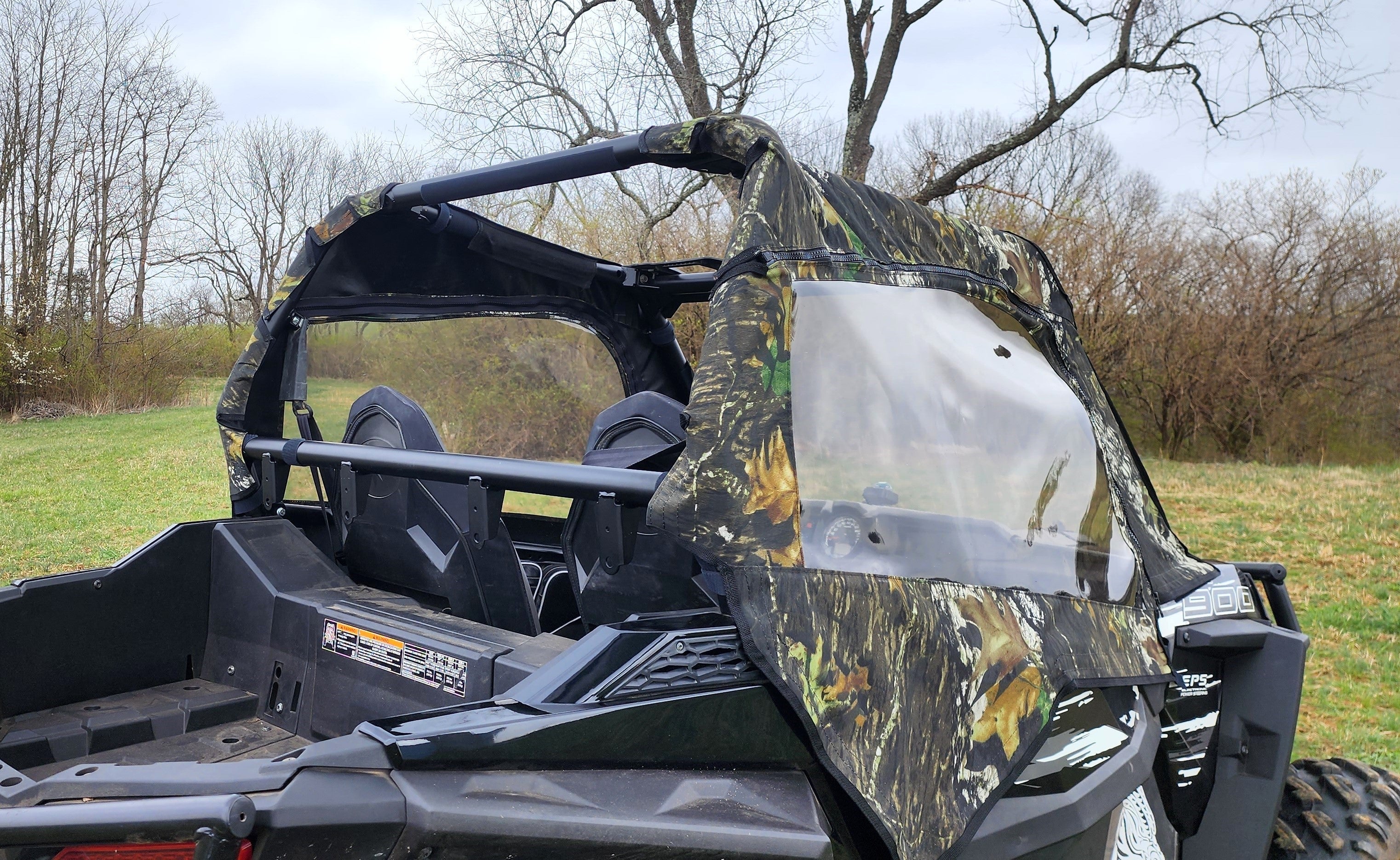 Photo of Polaris RZR 900 - Soft Doors by 3 Star UTV - Premium Windshields for UTVs / Side by Sides