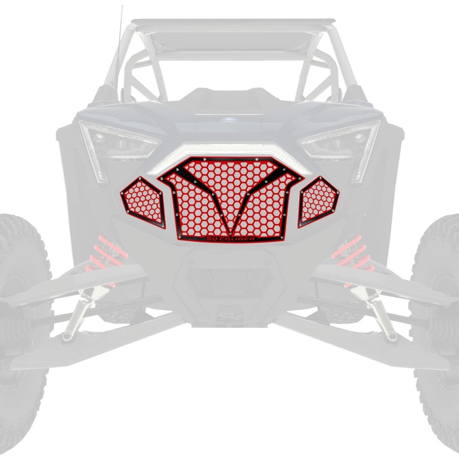 Photo of Polaris RZR Pro R / Turbo R 3-Piece Front Grille Kit by 50 Caliber Racing - Premium Grilles for UTVs / Side by Sides