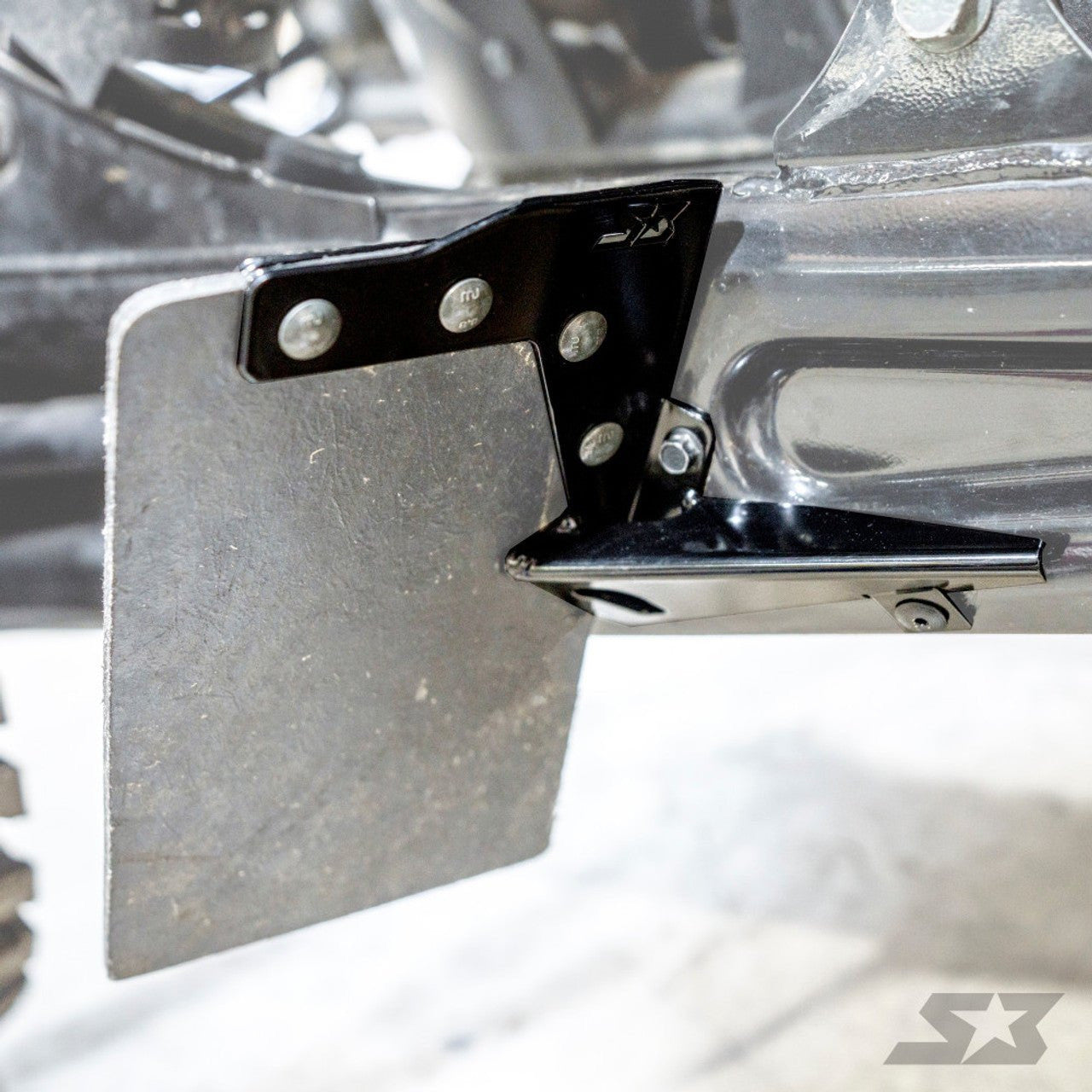 Photo of Polaris RZR Pro R Mud Flap Brackets by S3 Powersports - Premium Body for UTVs / Side by Sides
