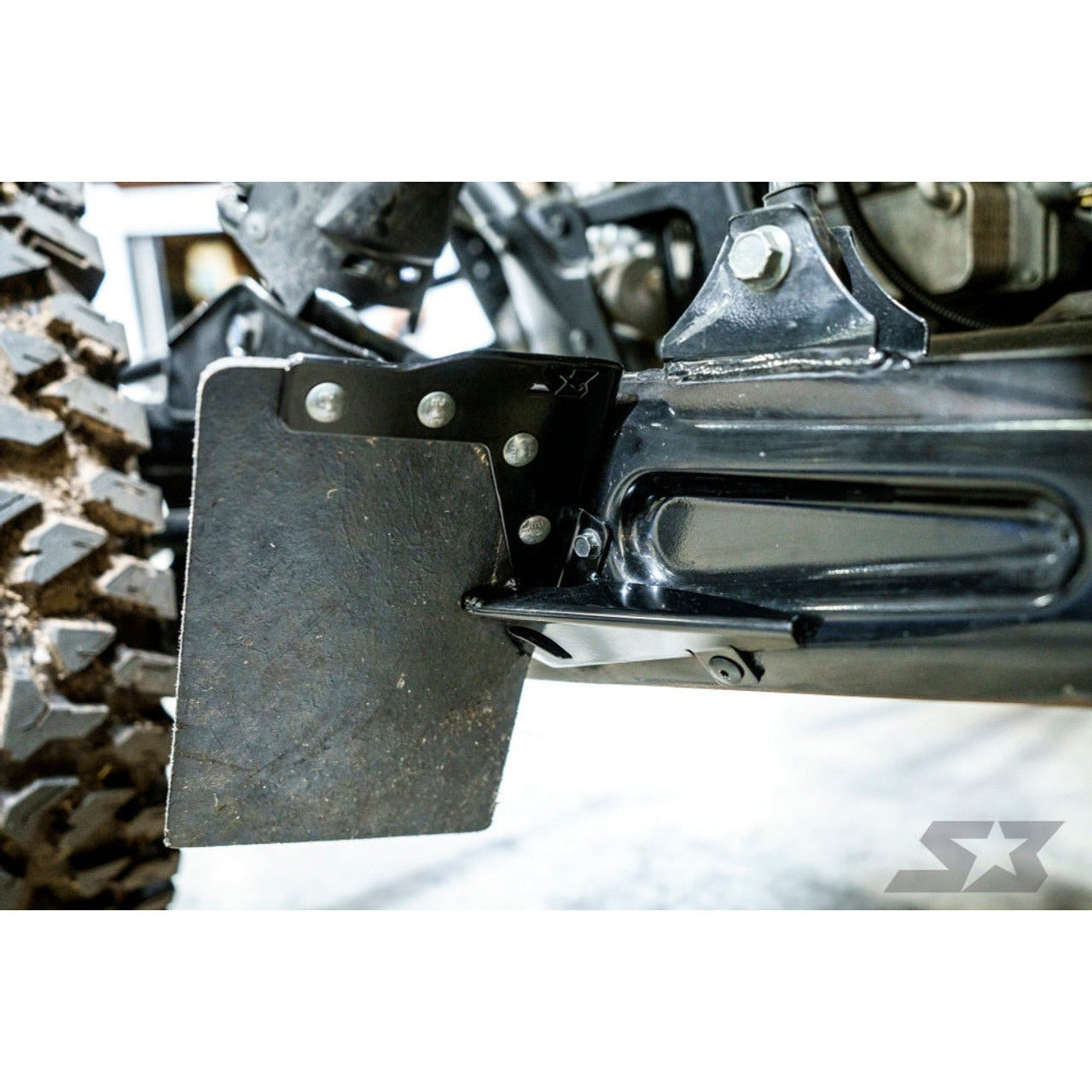 Photo of Polaris RZR Pro R Mud Flap Brackets by S3 Powersports - Premium Body for UTVs / Side by Sides
