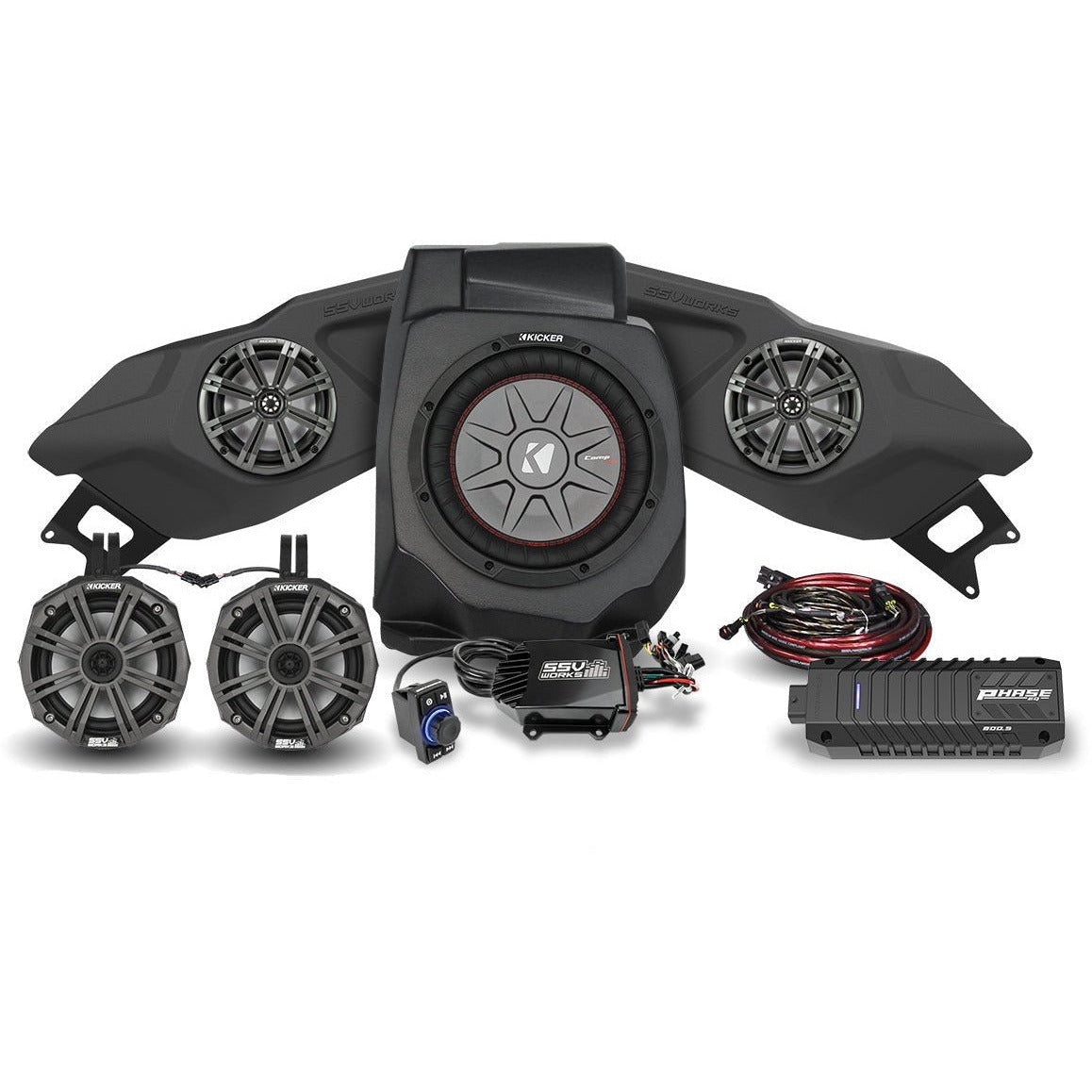 Photo of Polaris RZR Pro / Turbo R 5-Speaker Audio System by SSV Works - Premium Audio for UTVs / Side by Sides