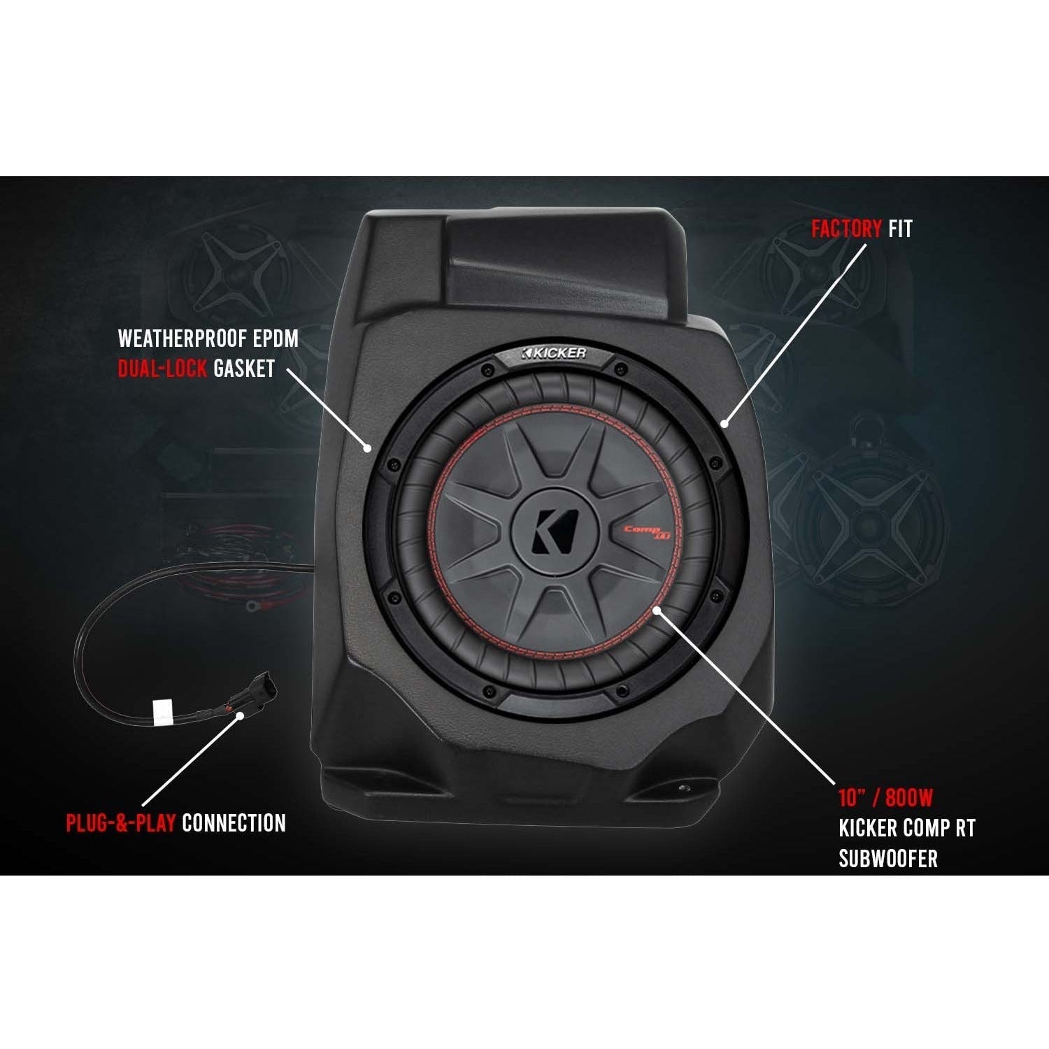 Photo of Polaris RZR Pro / Turbo R 5-Speaker Audio System by SSV Works - Premium Audio for UTVs / Side by Sides