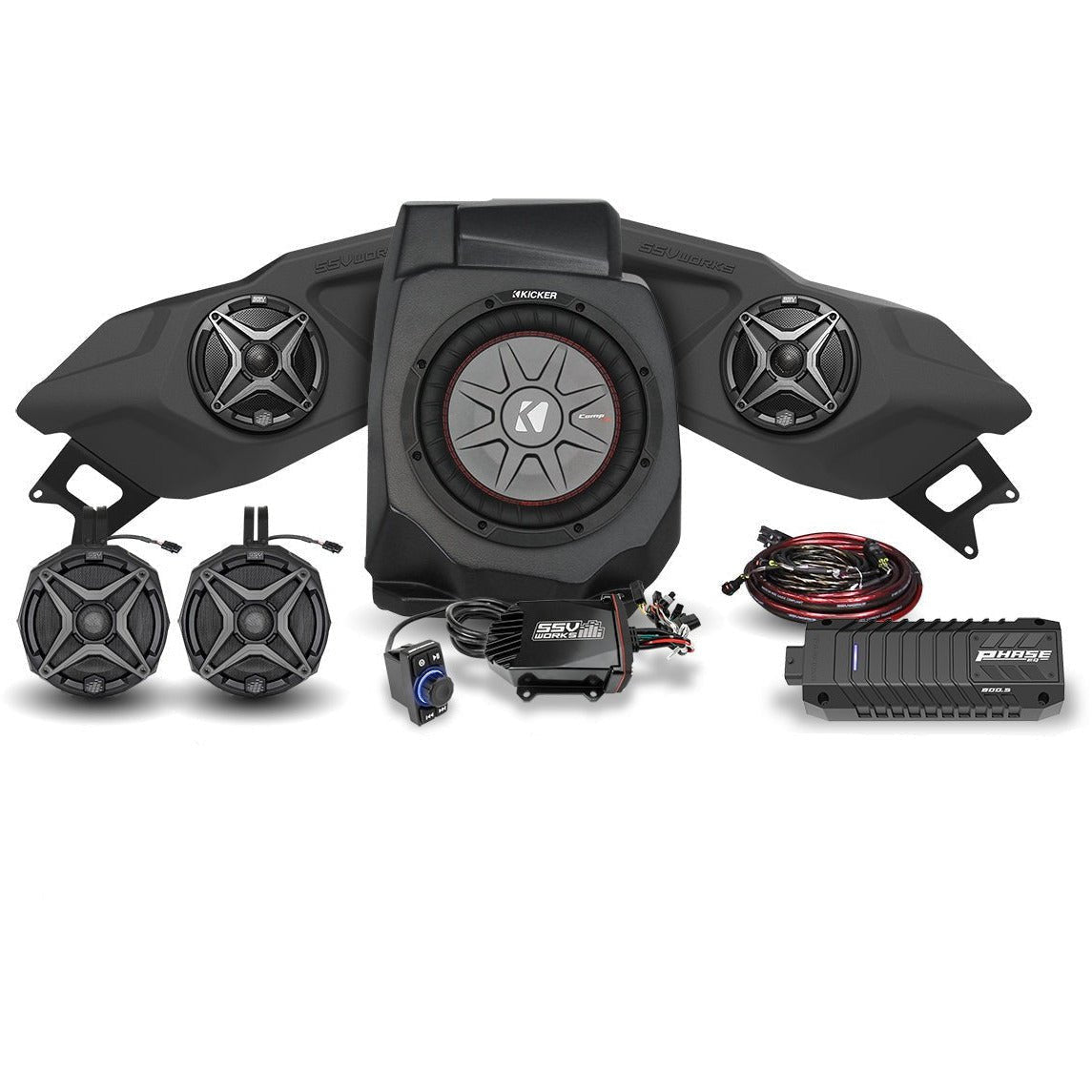 Photo of Polaris RZR Pro / Turbo R 5-Speaker Audio System by SSV Works - Premium Audio for UTVs / Side by Sides