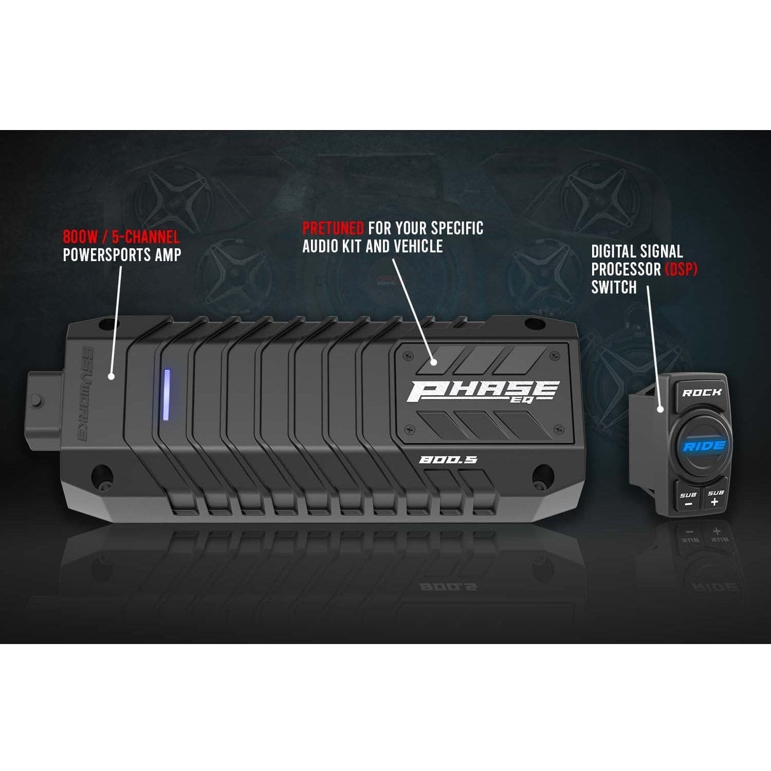 Photo of Polaris RZR Pro / Turbo R 5-Speaker Audio System by SSV Works - Premium Audio for UTVs / Side by Sides