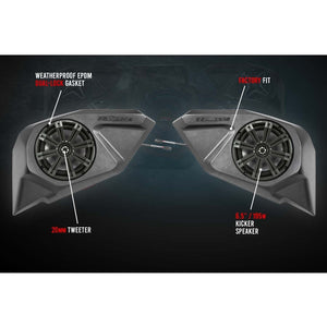 Polaris RZR Pro / Turbo R Rear Door Speaker Pods