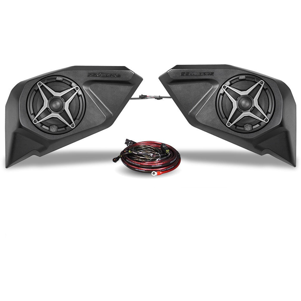 Photo of Polaris RZR Pro / Turbo R Rear Door Speaker Pods by SSV Works - Premium Audio for UTVs / Side by Sides