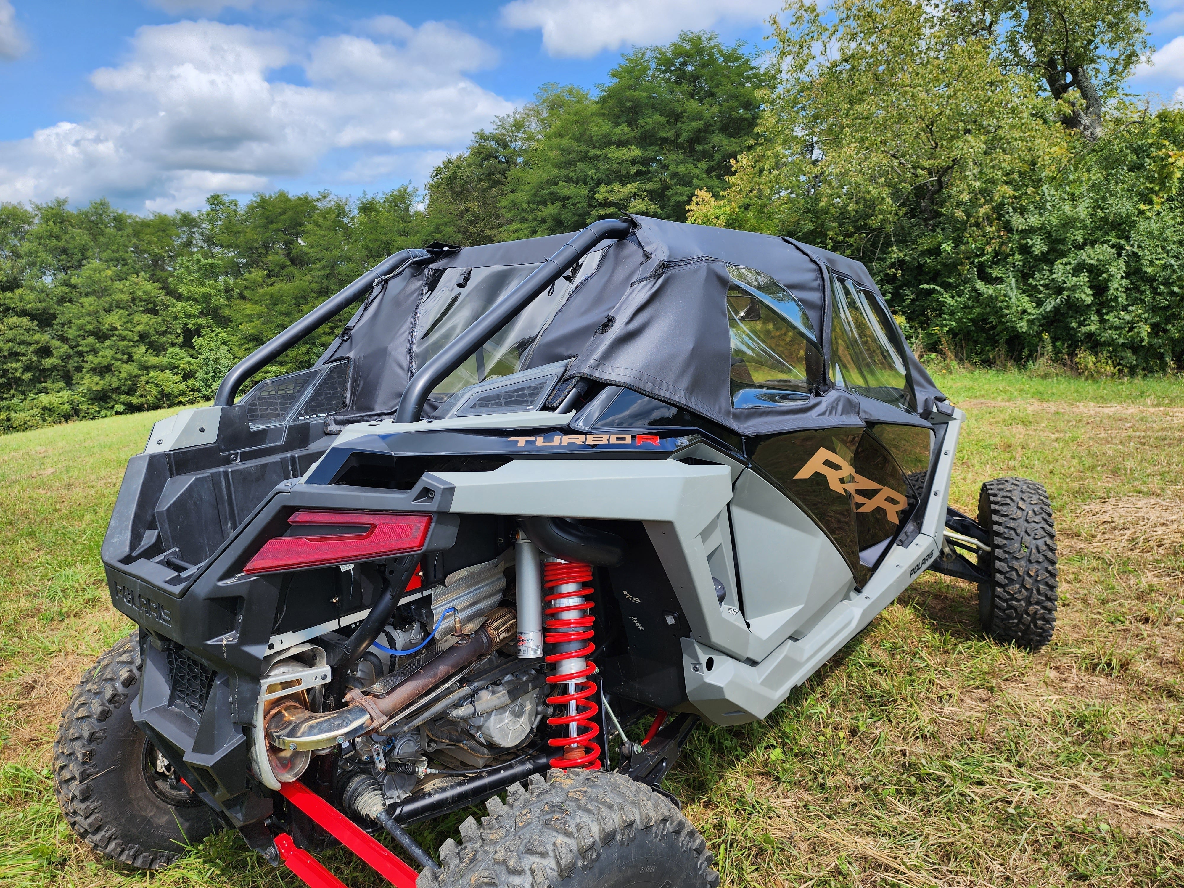 Photo of Polaris RZR Pro XP 4/Turbo R 4 - Upper Door/Rear Window Combo by 3 Star UTV - Premium Windshields for UTVs / Side by Sides