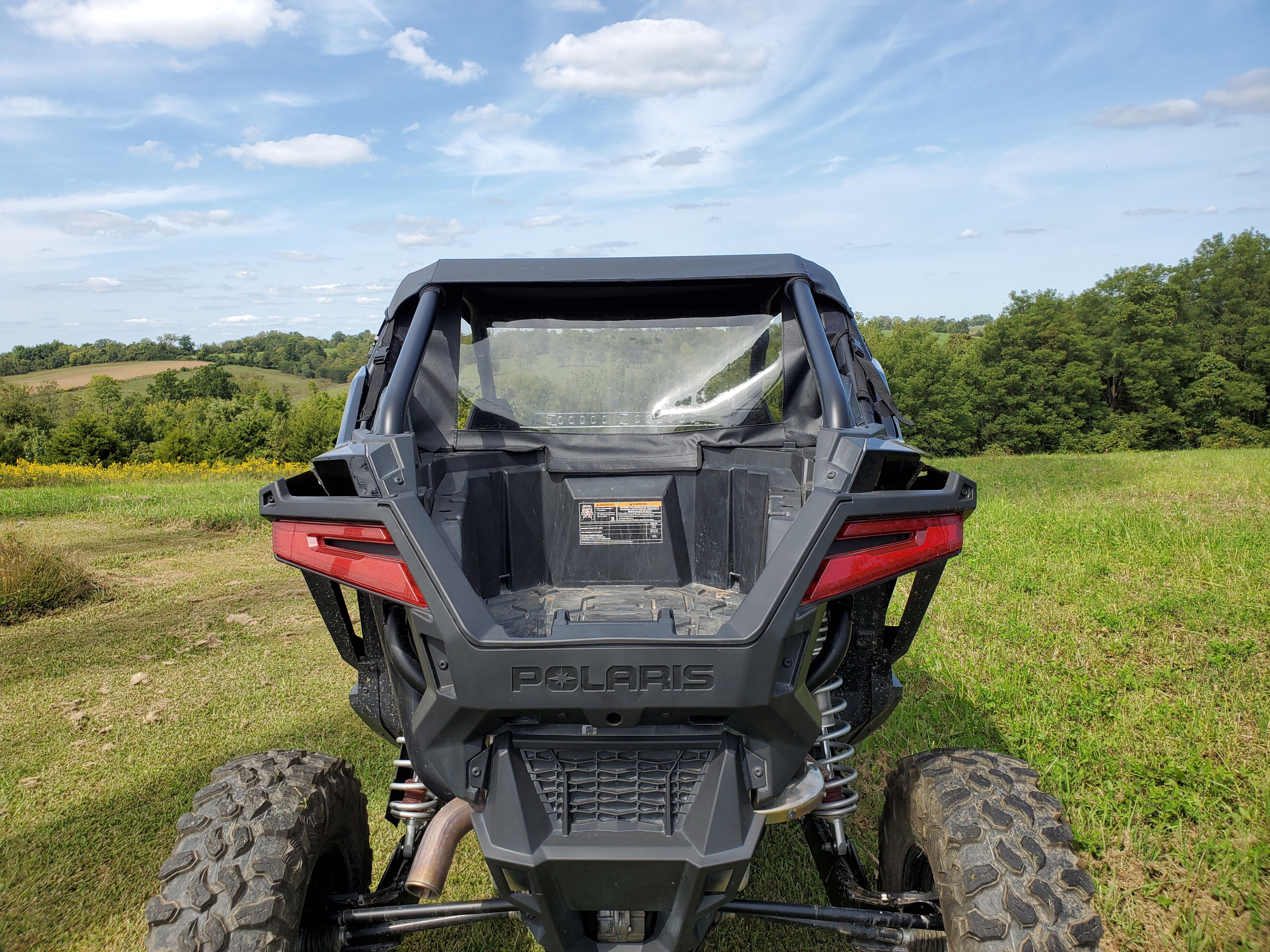 Photo of Polaris RZR PRO XP/Turbo R - Soft Back Panel by 3 Star UTV - Premium Windshields for UTVs / Side by Sides