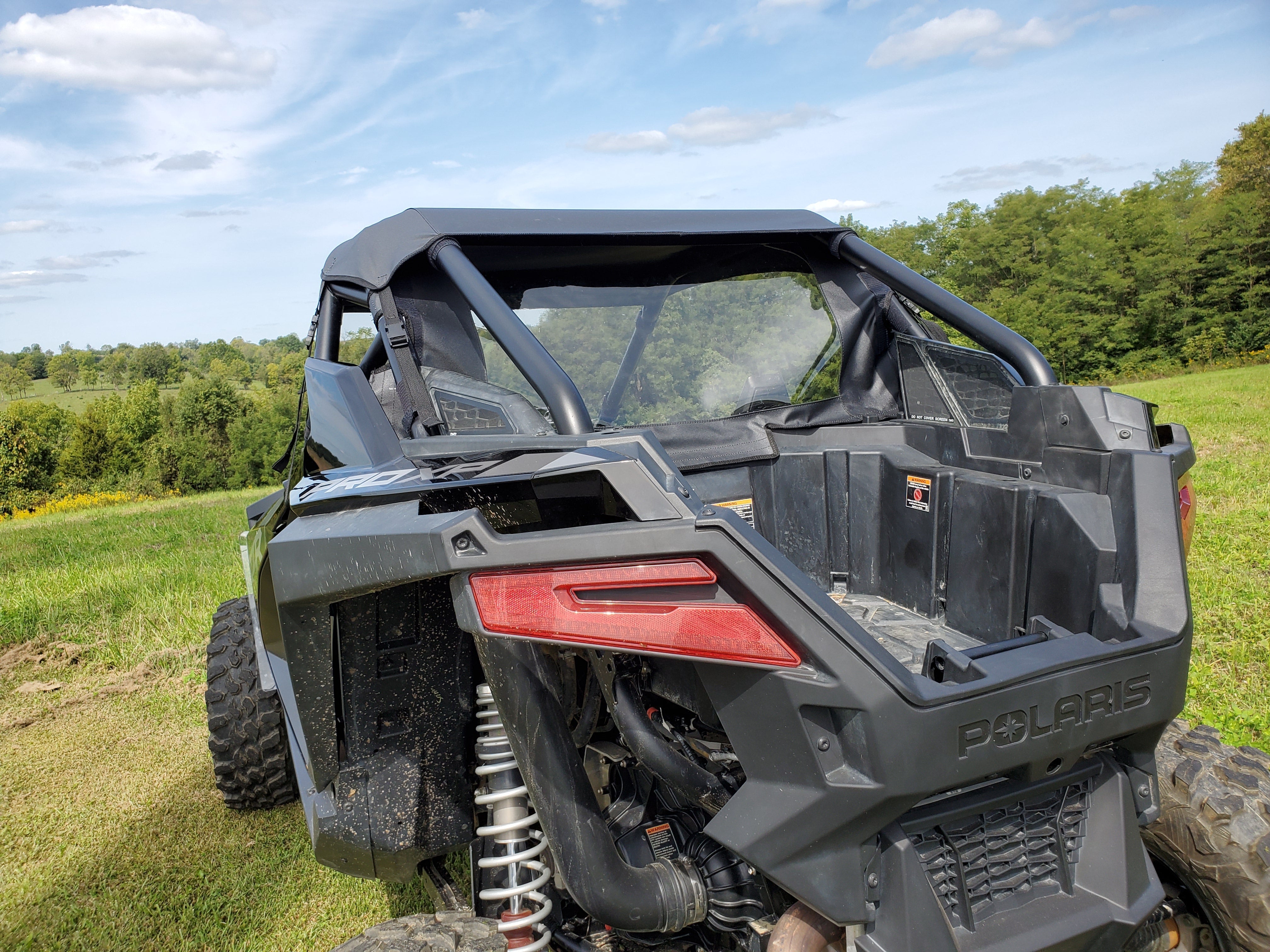 Photo of Polaris RZR PRO XP/Turbo R - Soft Back Panel by 3 Star UTV - Premium Windshields for UTVs / Side by Sides