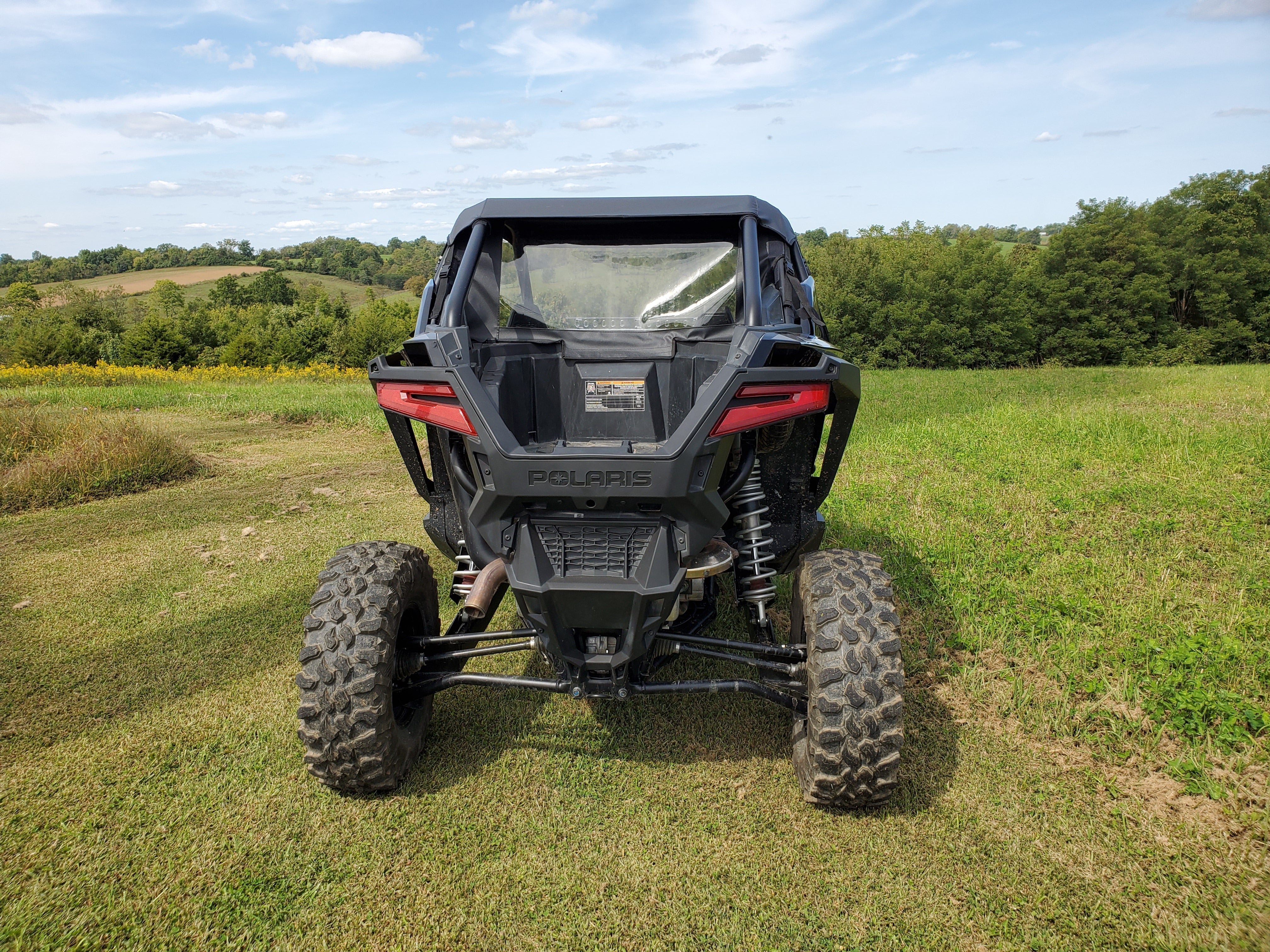 Photo of Polaris RZR PRO XP/Turbo R - Soft Back Panel by 3 Star UTV - Premium Windshields for UTVs / Side by Sides