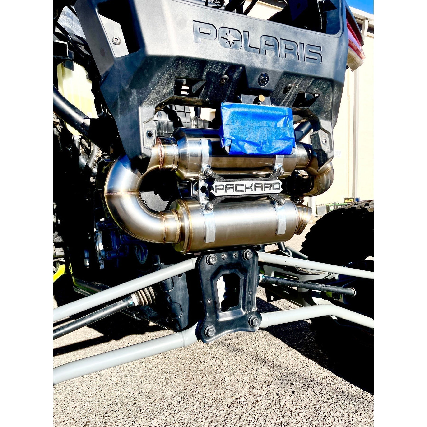 Photo of Polaris RZR Pro XP / Turbo R Dual Muffler 3" Slip On Exhaust by Packard Performance - Premium Exhaust Systems & Components for UTVs / Side by Sides