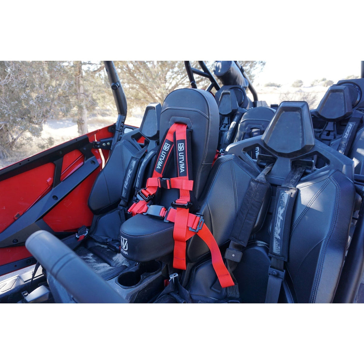 Polaris RZR Turbo R Bump Seat with Harness