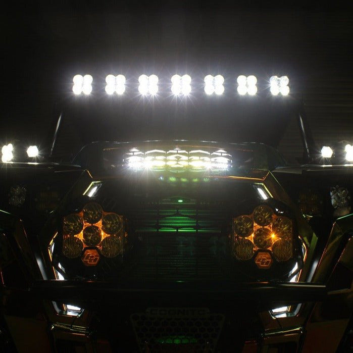 Photo of Polaris RZR Turbo S8 Hood Mount Light Bar Kit by Baja Designs - Premium Light Bars for UTVs / Side by Sides