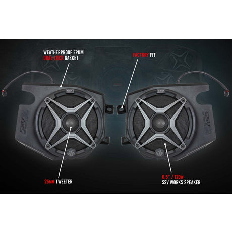 Photo of Polaris RZR Ride Command 5-Speaker Audio System by SSV Works - Premium Audio for UTVs / Side by Sides