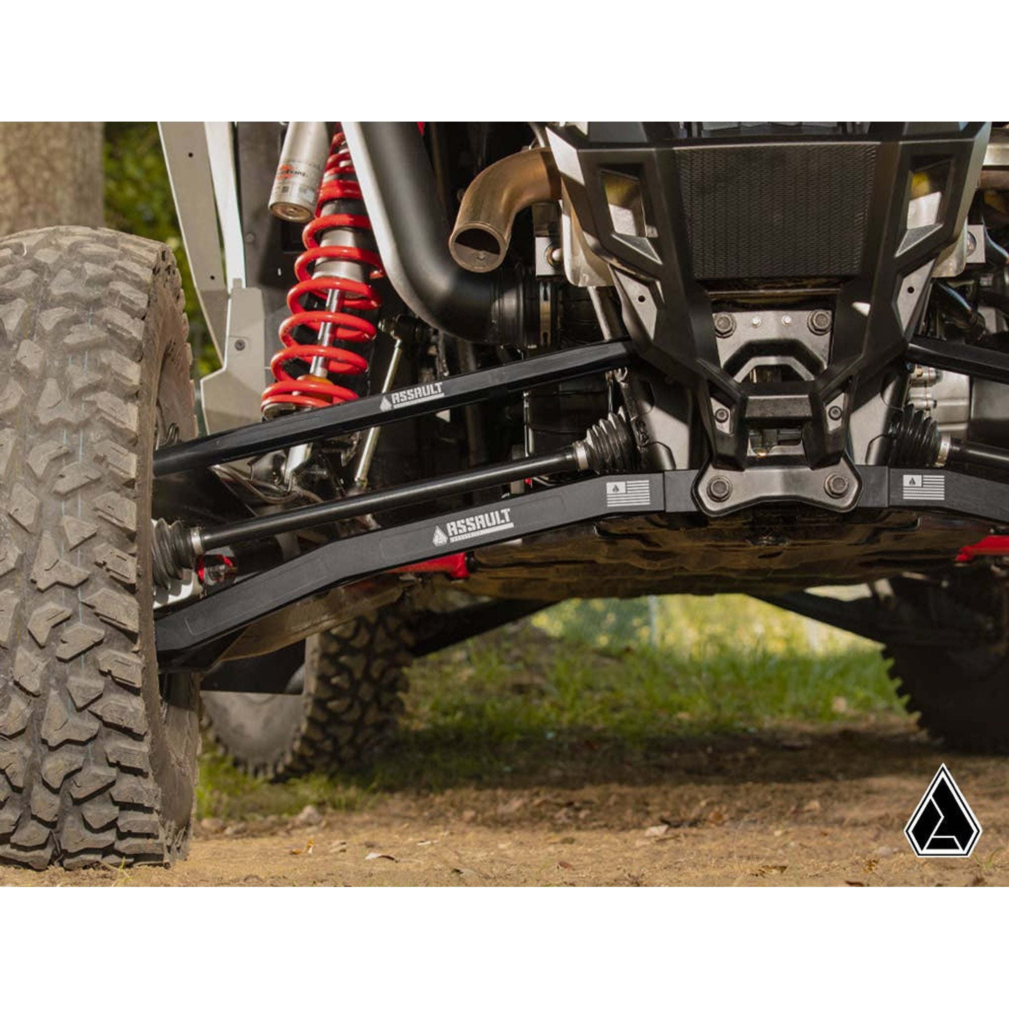 Photo of Polaris RZR Turbo R High Clearance Radius Rods by Assault Industries - Premium Radius Rods & Plates for UTVs / Side by Sides