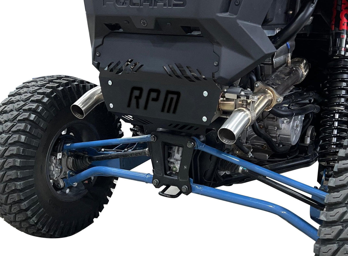 RPM SxS RZR PRO XP & Turbo R E-Valve Muffler - Dual Tip Captains Choice Exhaust - 2020-2023 PRO XP & TURBO R - R1 Industries