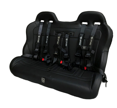 Photo of Wolverine Rmax 4 Rear Bench Seat (2018-2023) by UTVMA - Premium Seats & Accessories for UTVs / Side by Sides