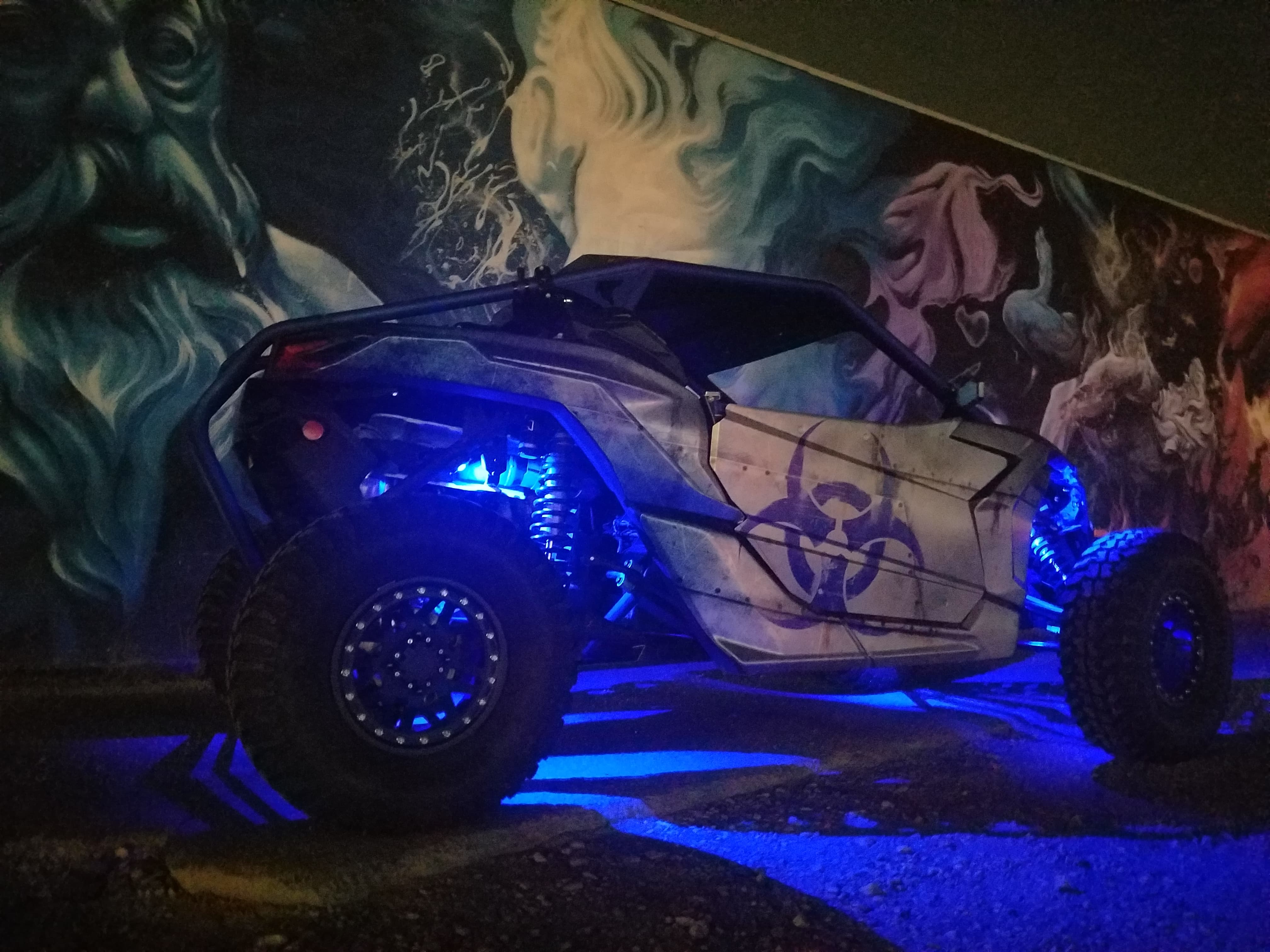Photo of R1 Industries Rock Light Kit (4-Pod) by R1 Industries - Premium LED Light Whips & Rock Lights for UTVs / Side by Sides