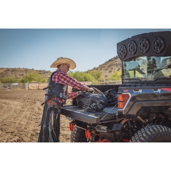 Photo of Polaris Ranger (2018+) Rear Audio Cap by Rockford Fosgate - Premium Audio for UTVs / Side by Sides