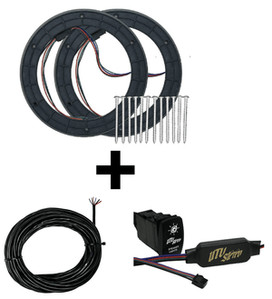 6.5" RGB LED Speaker Rings (Pair) |  R1 Industries | UTV Stereo.