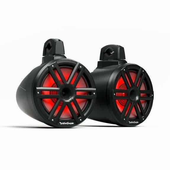 Photo of M2 10" Color Optix 2-Way Horn Loaded Tower Speakers (Black) by Rockford Fosgate - Premium Audio for UTVs / Side by Sides