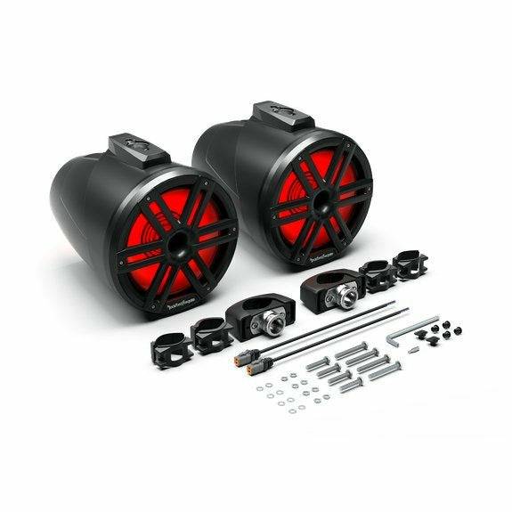 Photo of M2 10" Color Optix 2-Way Horn Loaded Tower Speakers (Black) by Rockford Fosgate - Premium Audio for UTVs / Side by Sides