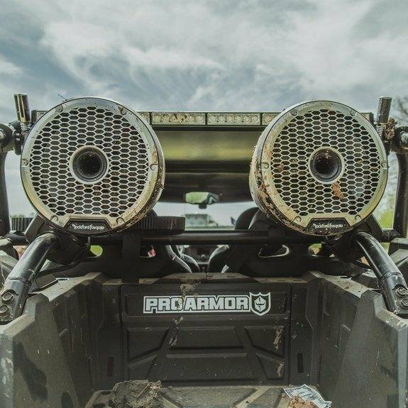 Photo of M2 10" Color Optix 2-Way Horn Loaded Tower Speakers (Black) by Rockford Fosgate - Premium Audio for UTVs / Side by Sides