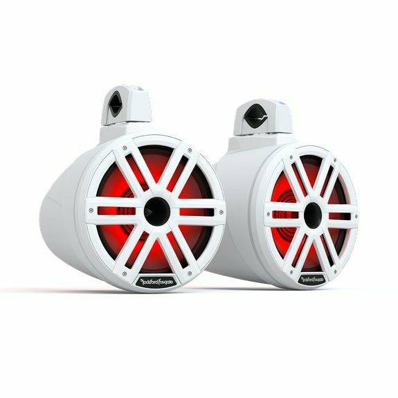 Photo of M2 10" Color Optix 2-Way Horn Loaded Tower Speakers (White) by Rockford Fosgate - Premium Audio for UTVs / Side by Sides