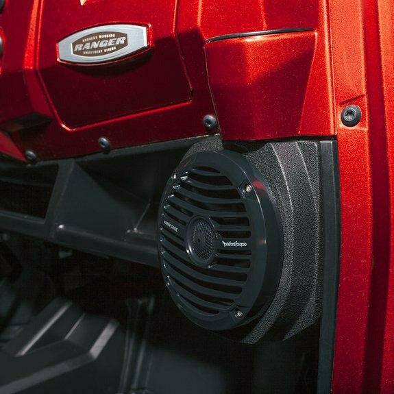 Photo of Polaris Ranger (2015-2017) Front Speaker Enclosures by Rockford Fosgate - Premium Audio for UTVs / Side by Sides