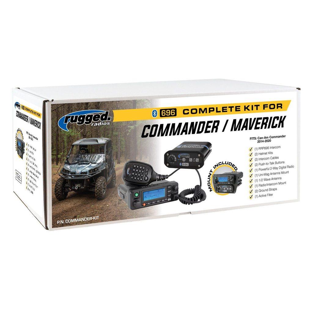 Photo of Complete UTV Communication Kit with Dash Mount - Can-Am Commander by Rugged Radios - Premium Communication for UTVs / Side by Sides