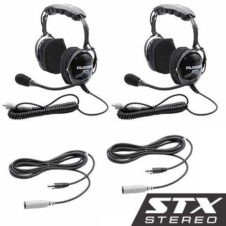 Expand to 4 Place with Over The Head (OTH) STX STEREO Headsets - R1 Industries