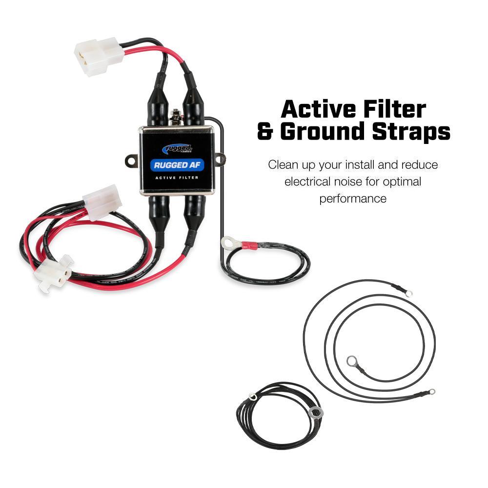 Photo of Complete UTV Communication Kit - Kawasaki Teryx KRX 1000 by Rugged Radios - Premium Communication for UTVs / Side by Sides